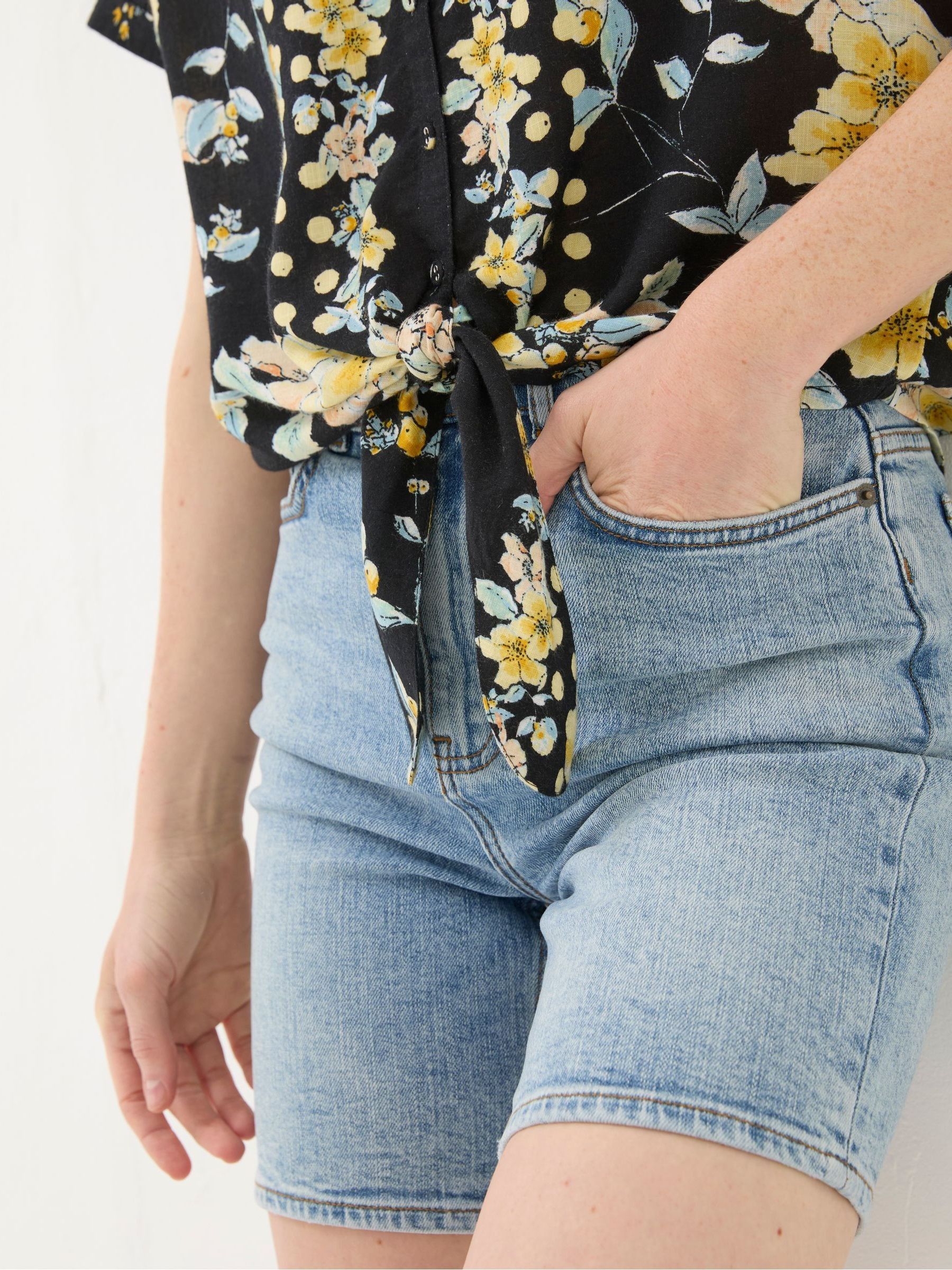 Cali Black Citrus Floral Shirt - Image 6 of 7