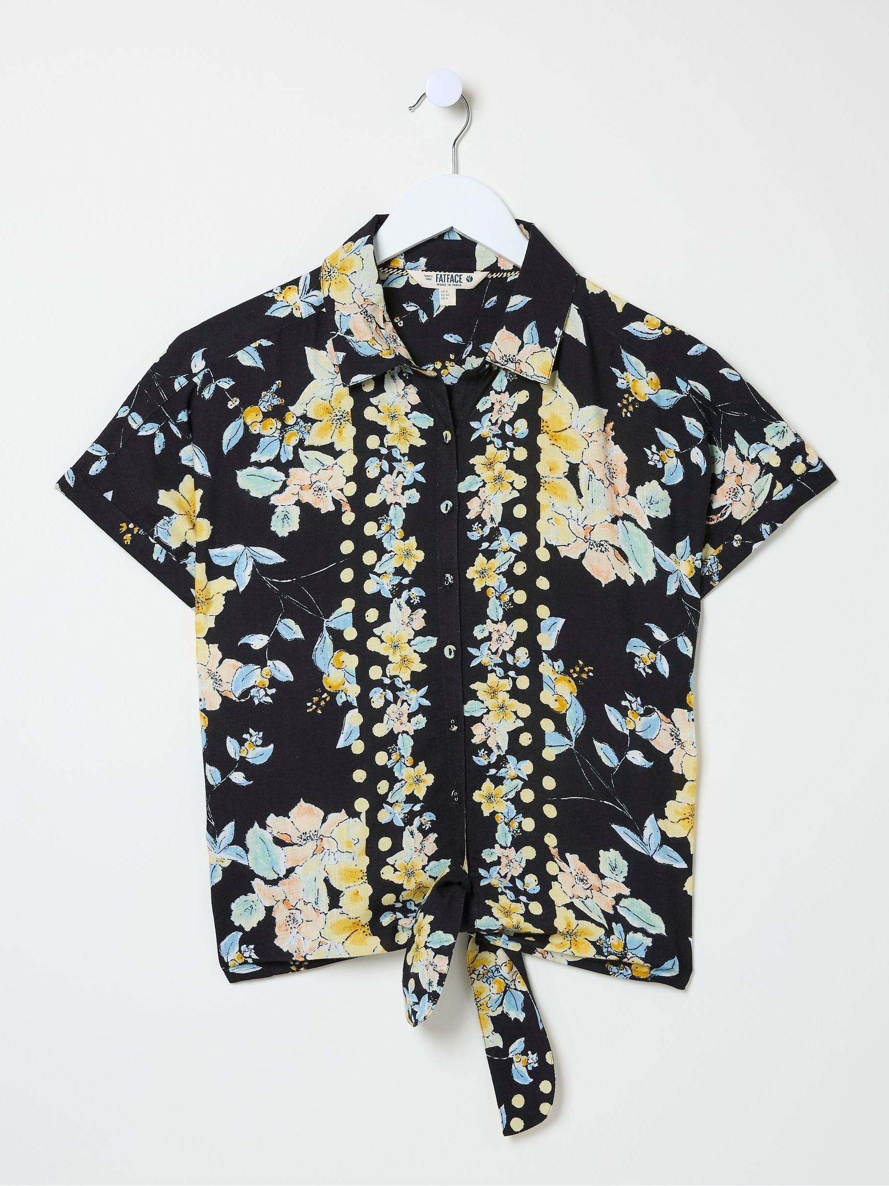 Cali Black Citrus Floral Shirt - Image 7 of 7