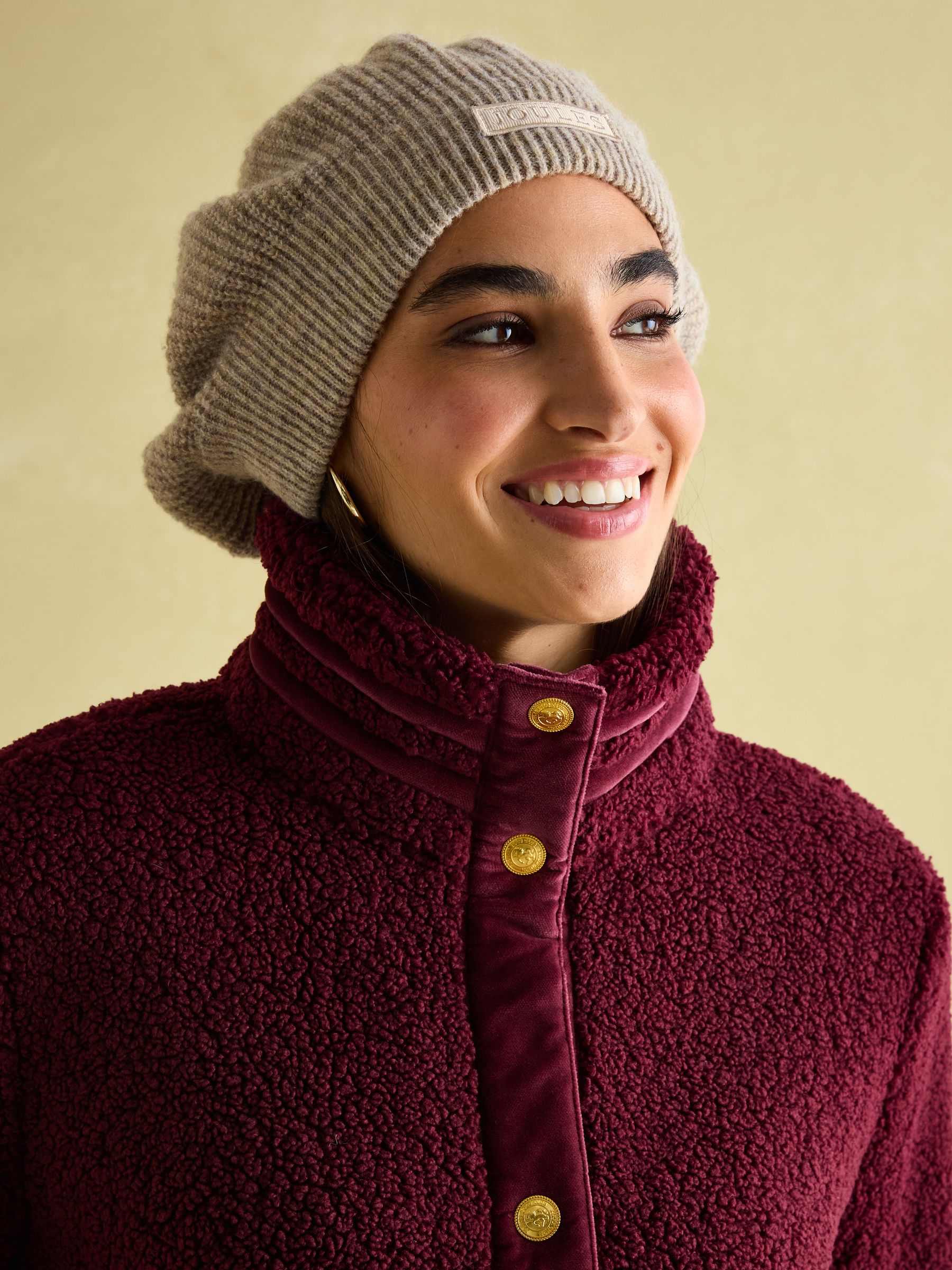 Fleur Red Fleece Jacket - Image 5 of 8