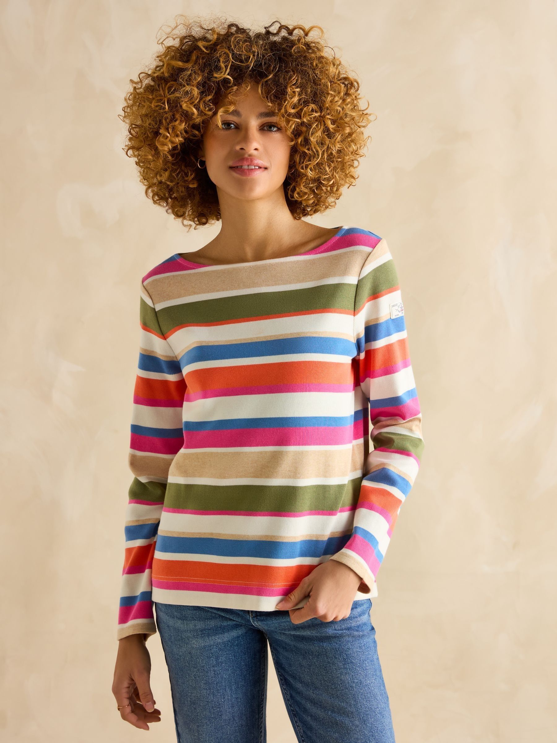 Harbour Pam Multi Boat Neck Breton Top - Image 1 of 7