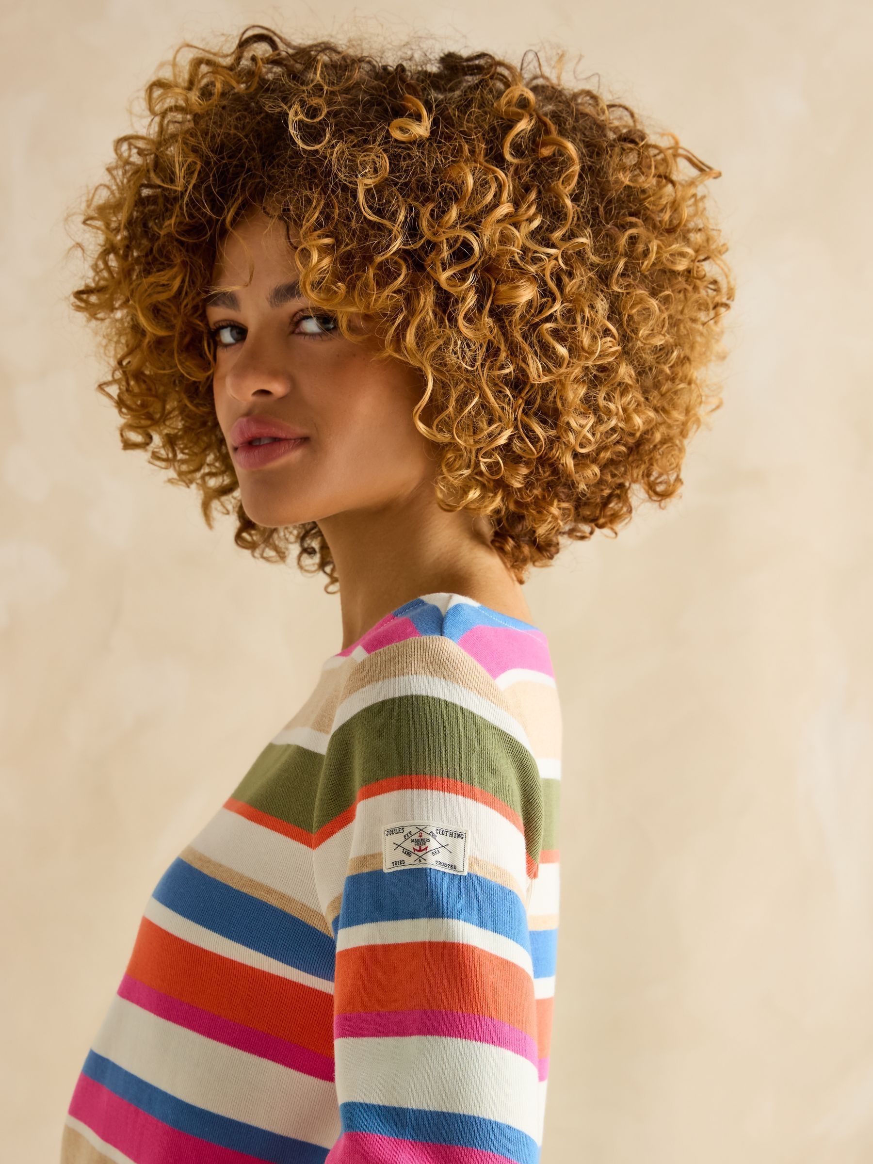 Harbour Pam Multi Boat Neck Breton Top - Image 4 of 7