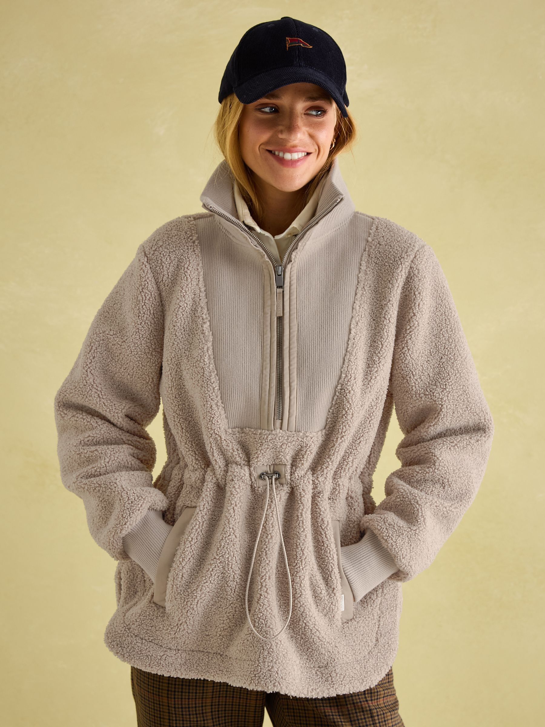 Thurlston Neutral Borg Fleece - Image 1 of 6