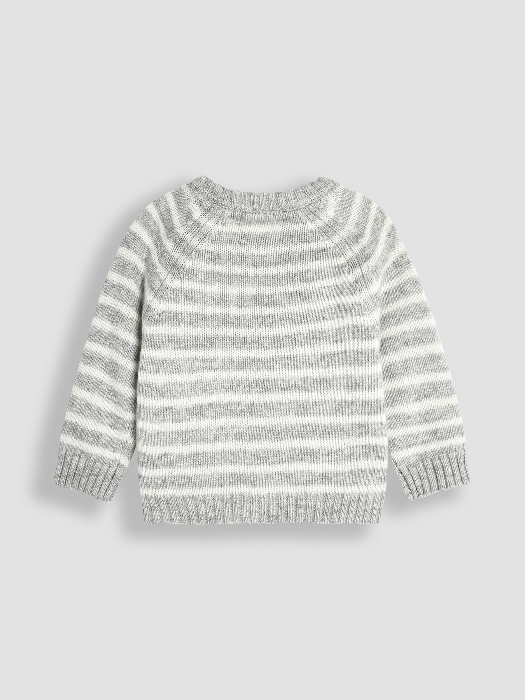 Marl Grey Knitted Fox Jumper & Leggings Set - Image 3 of 5