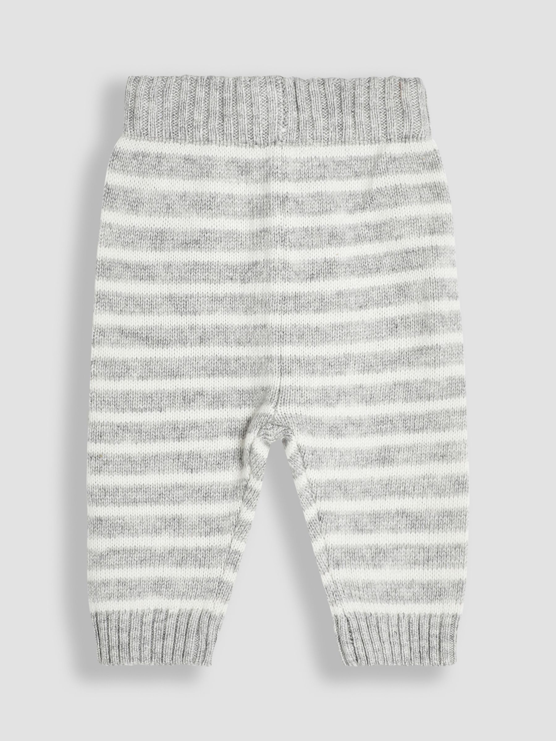 Marl Grey Knitted Fox Jumper & Leggings Set - Image 4 of 5