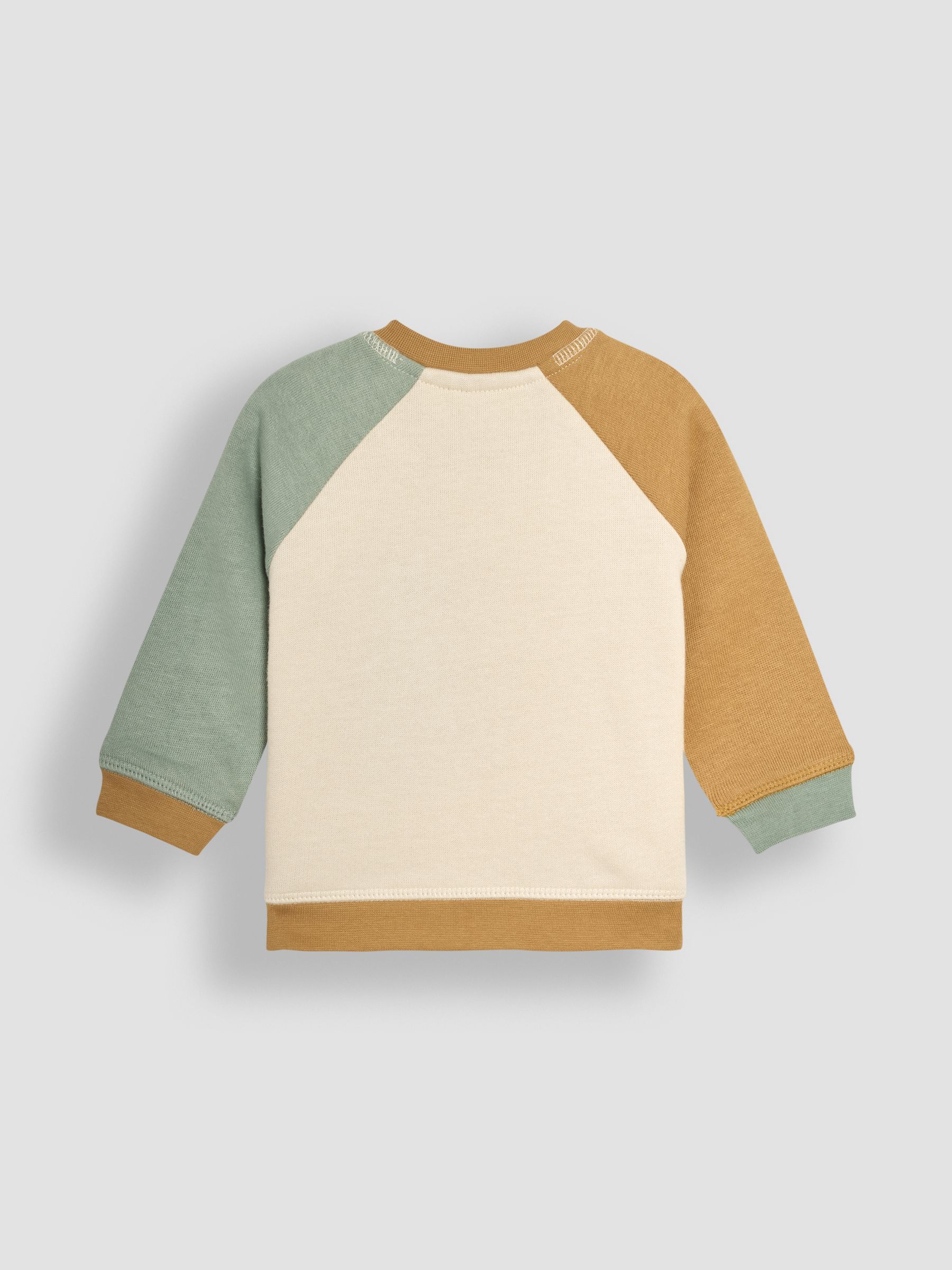 Ecru Bear Sweatshirt & Cosy Trouser Baby Set - Image 3 of 10