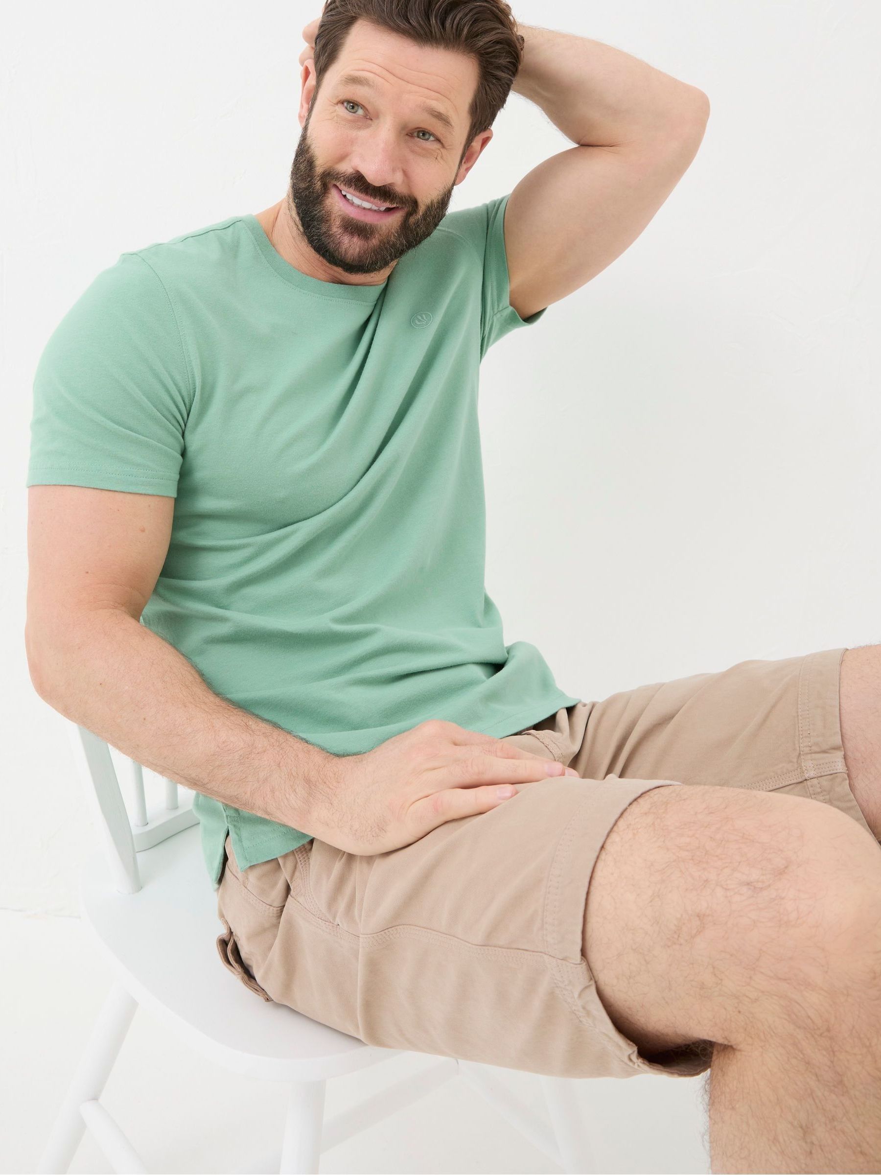 Lulworth Green Crew T-Shirt - Image 3 of 5