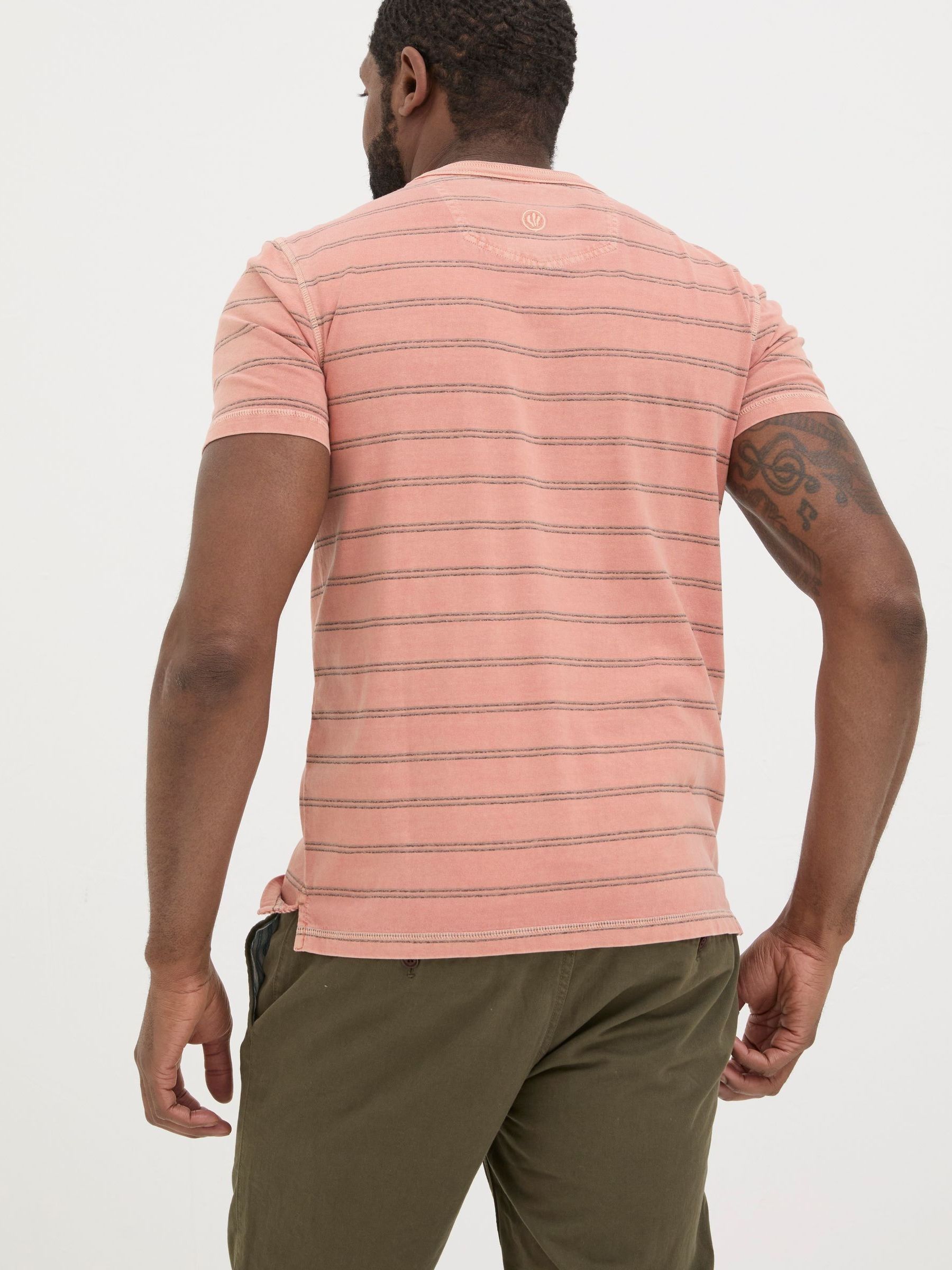 Ellesmere Orange Stripe T-Shirt - Image 2 of 6