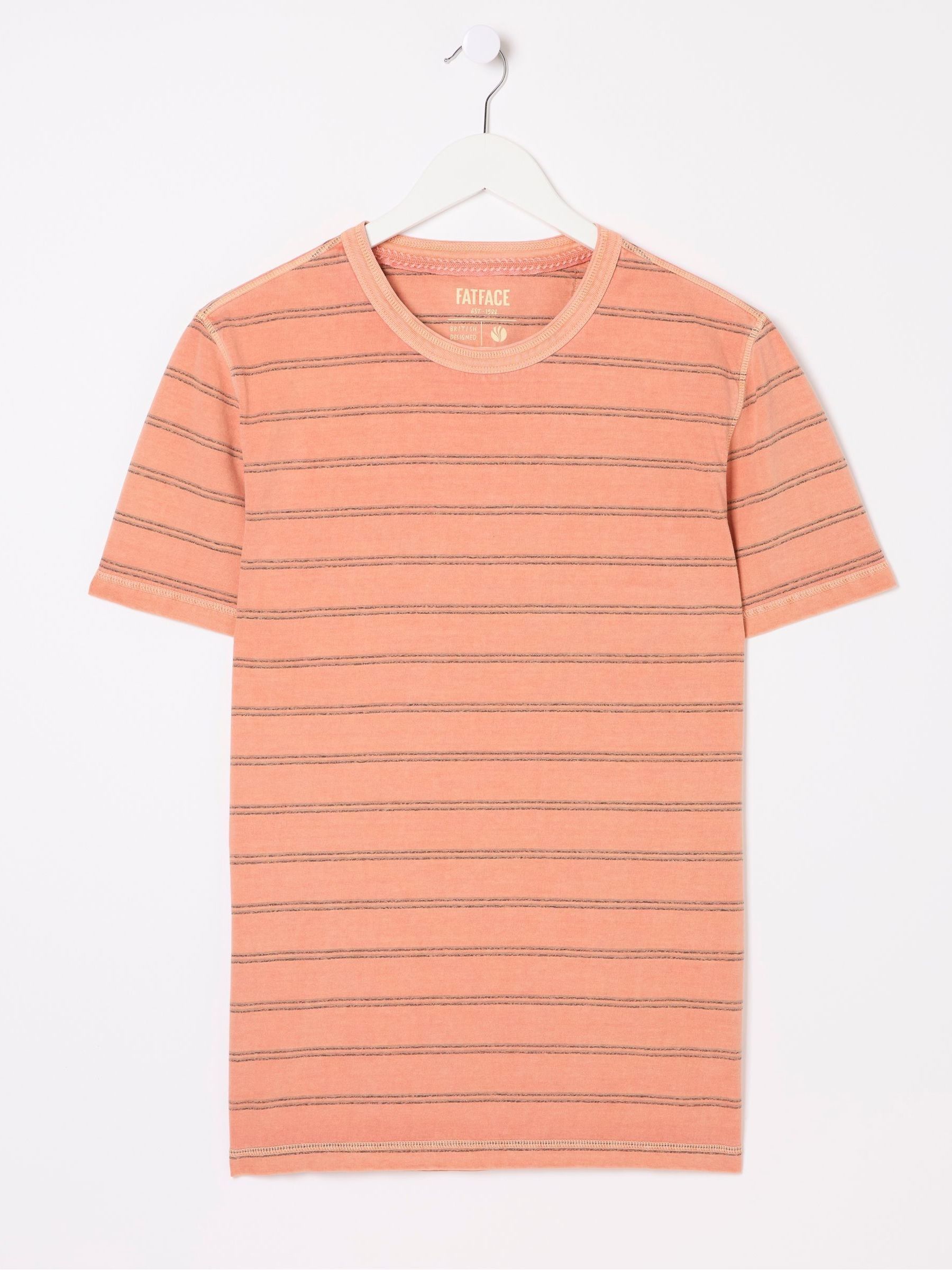 Ellesmere Orange Stripe T-Shirt - Image 6 of 6