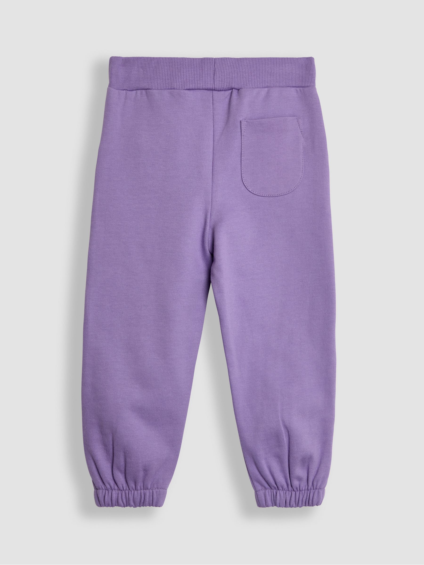 Lilac Purple Dino Appliqué Joggers - Image 2 of 4