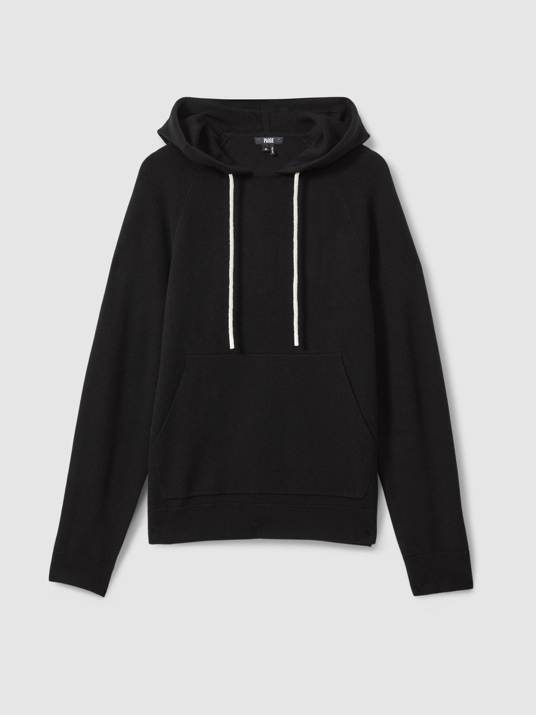 Paige Drawstring Hoodie in Black - Image 2 of 5