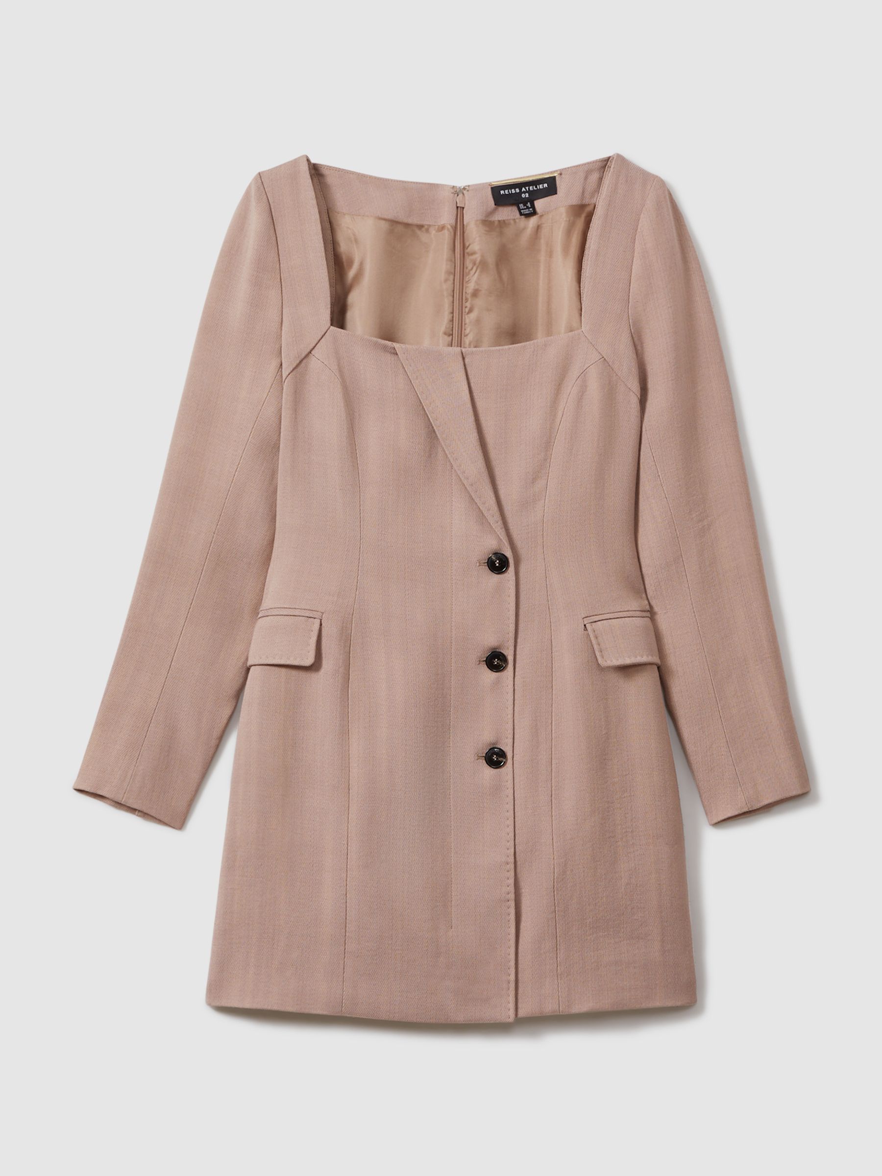 Atelier Tailored Mini Dress in Pink - Image 2 of 7