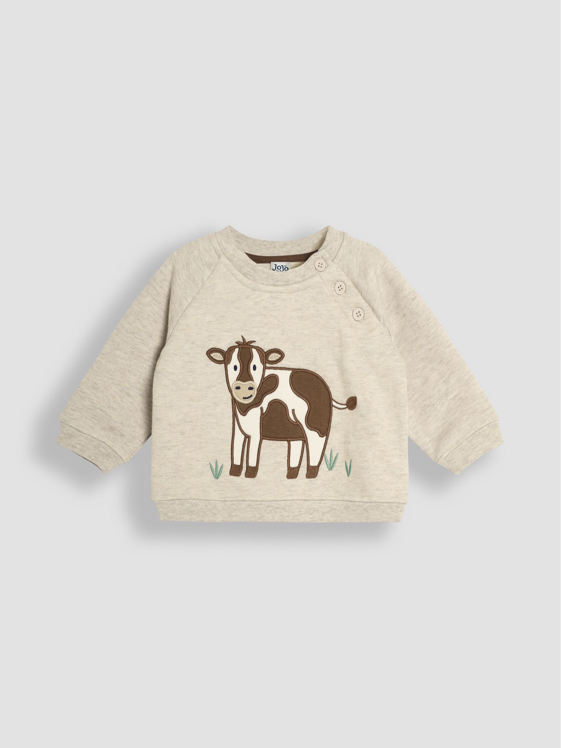 Natural Cow Sweatshirt & Rib Leggings Set - Image 2 of 6