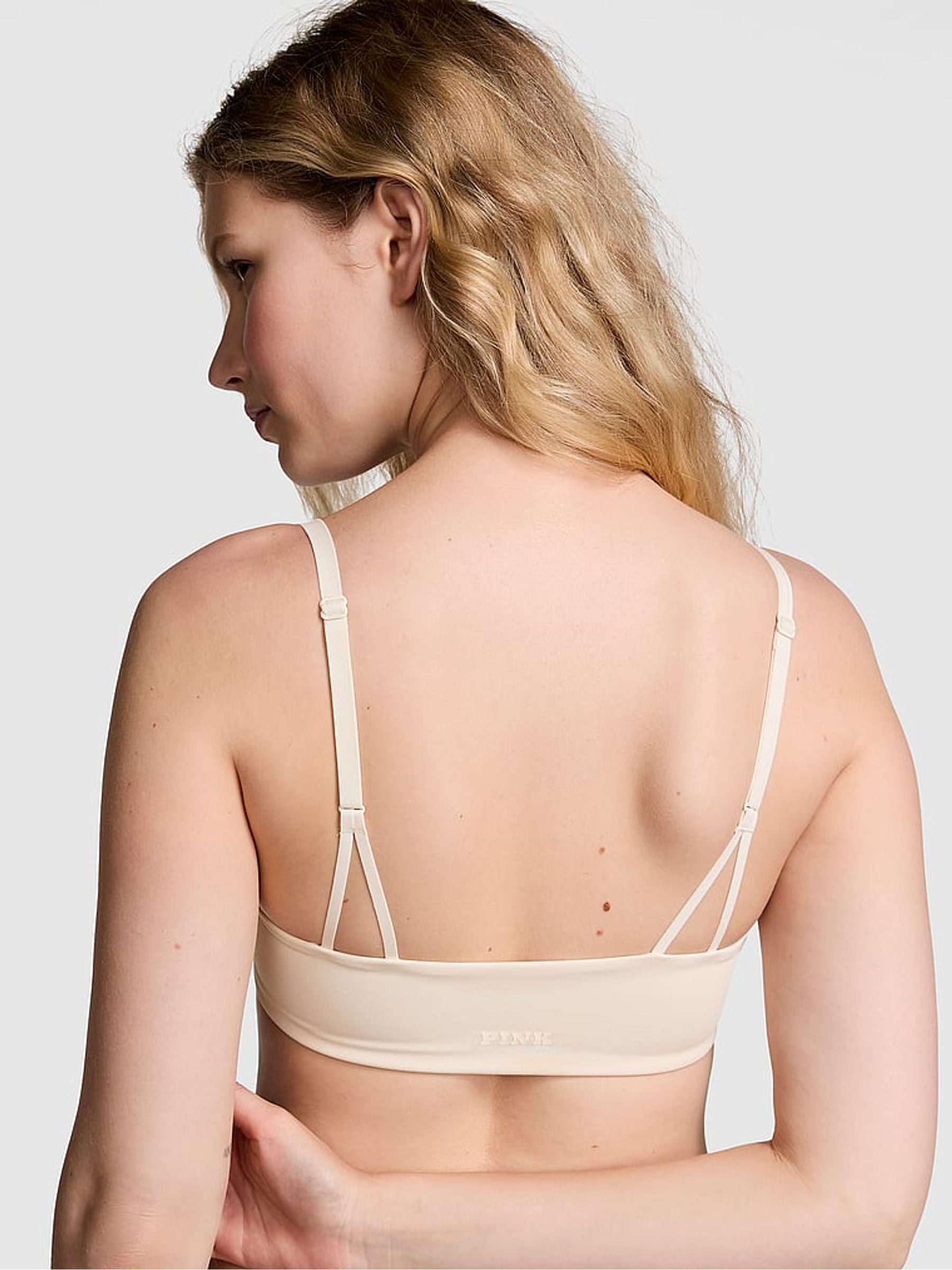 White Shell Relay Sports Bra - Image 2 of 3