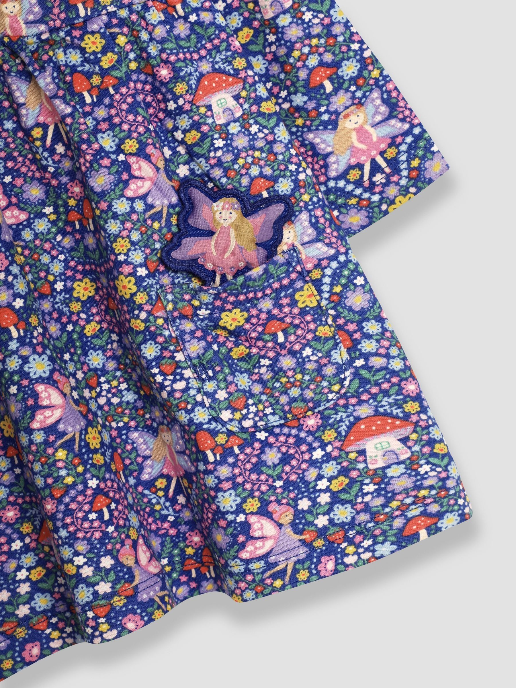 Cornflower Toadstool Floral Button Front Dress - Image 3 of 3