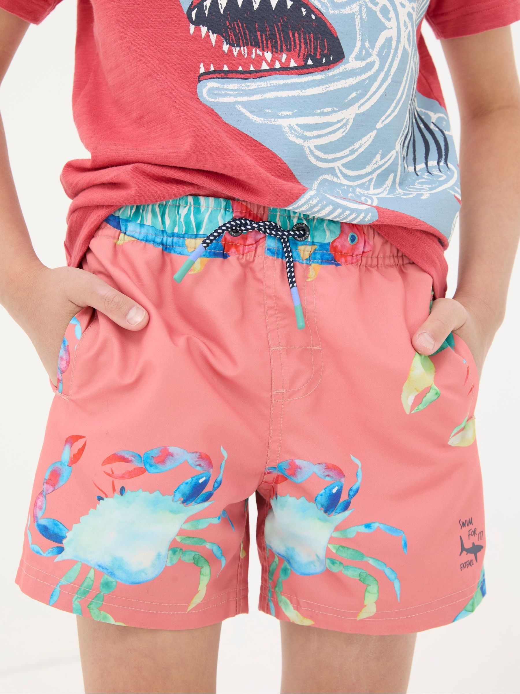 Coral Pattern Swim Shorts - Image 2 of 4