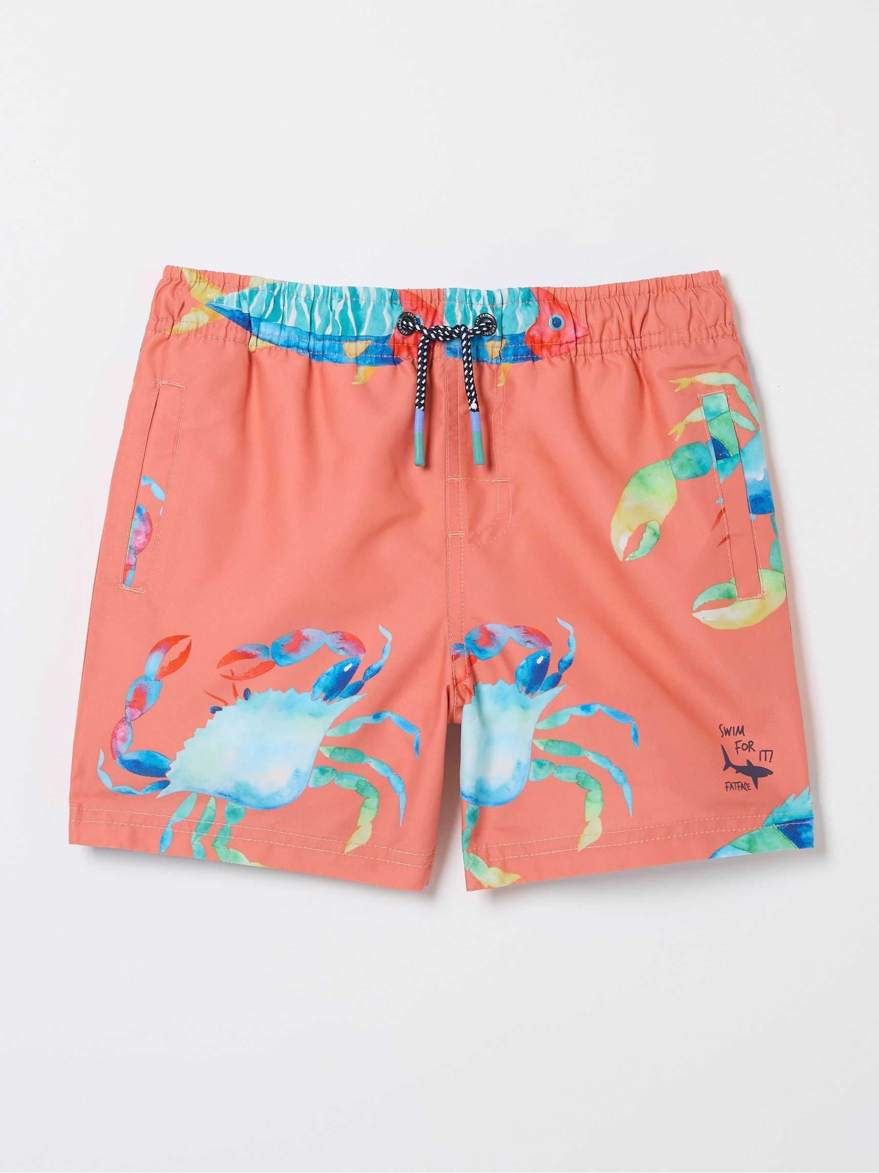 Coral Pattern Swim Shorts - Image 4 of 4