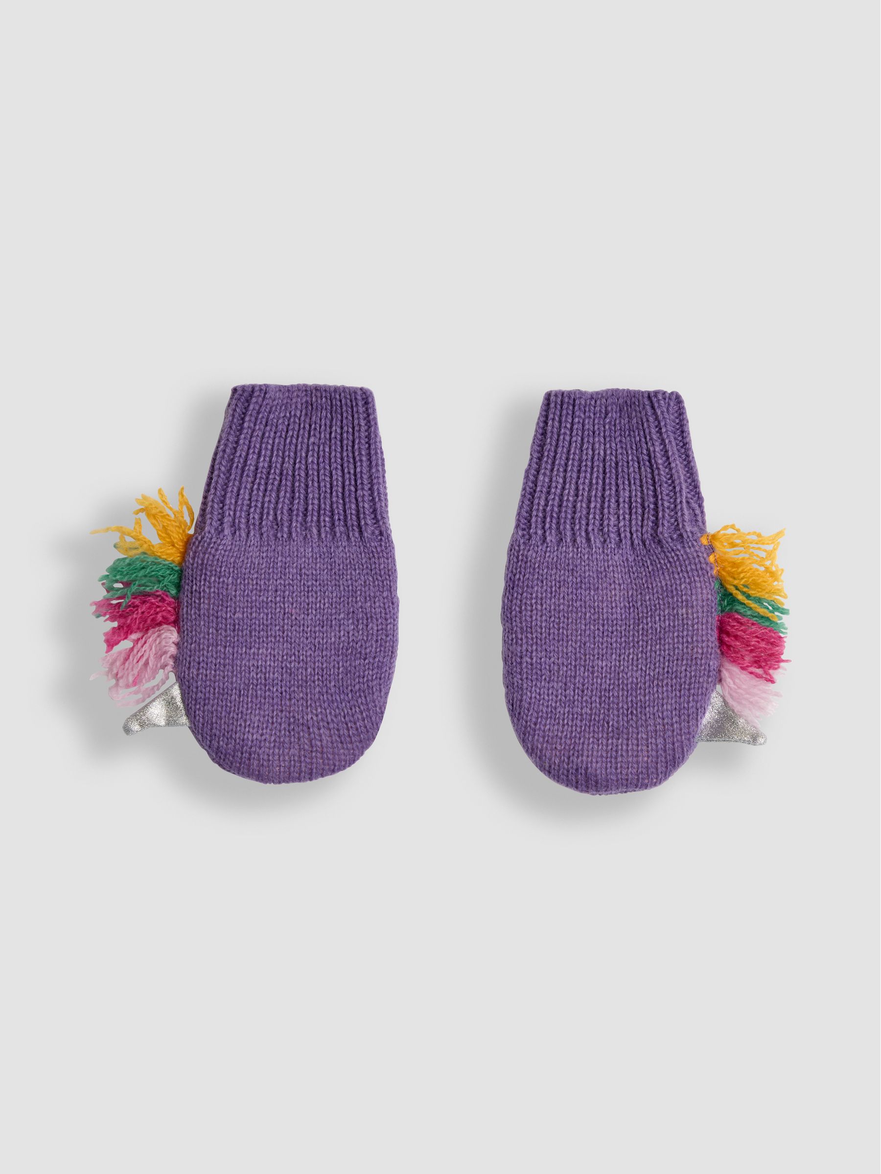Lilac Unicorn Novelty Mittens - Image 2 of 3