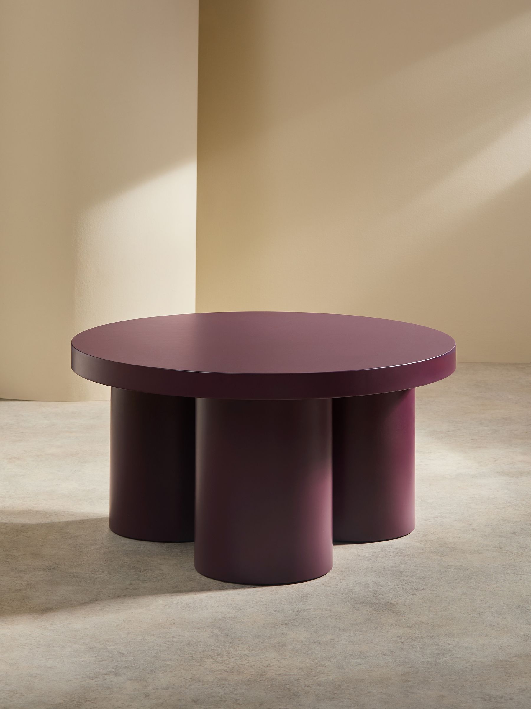 Lacey Coffee Table in Maroon Red - Image 3 of 3