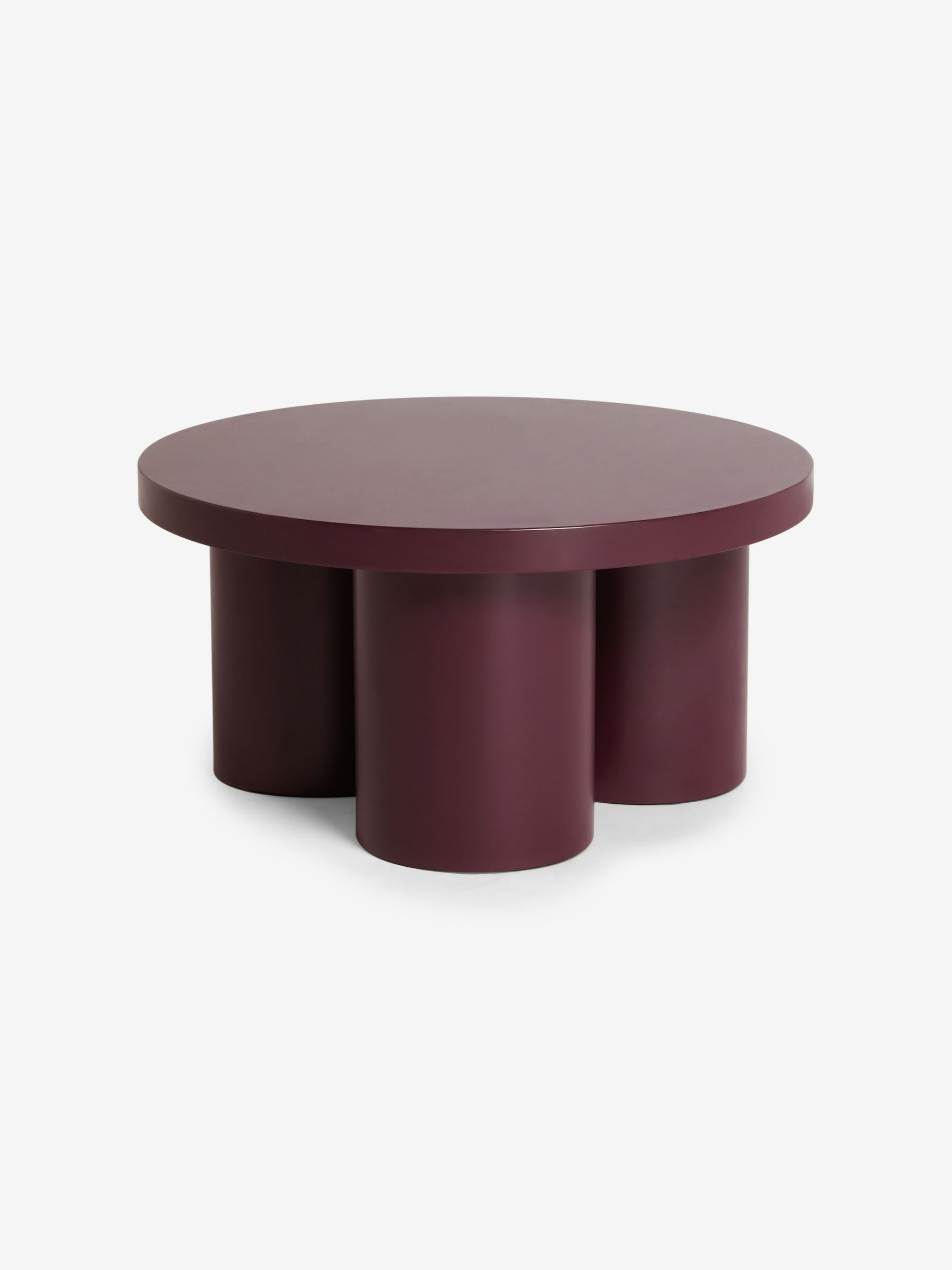Lacey Coffee Table in Maroon Red - Image 5 of 5 Lacey Coffee Table in Maroon Red - Image 5 of 5