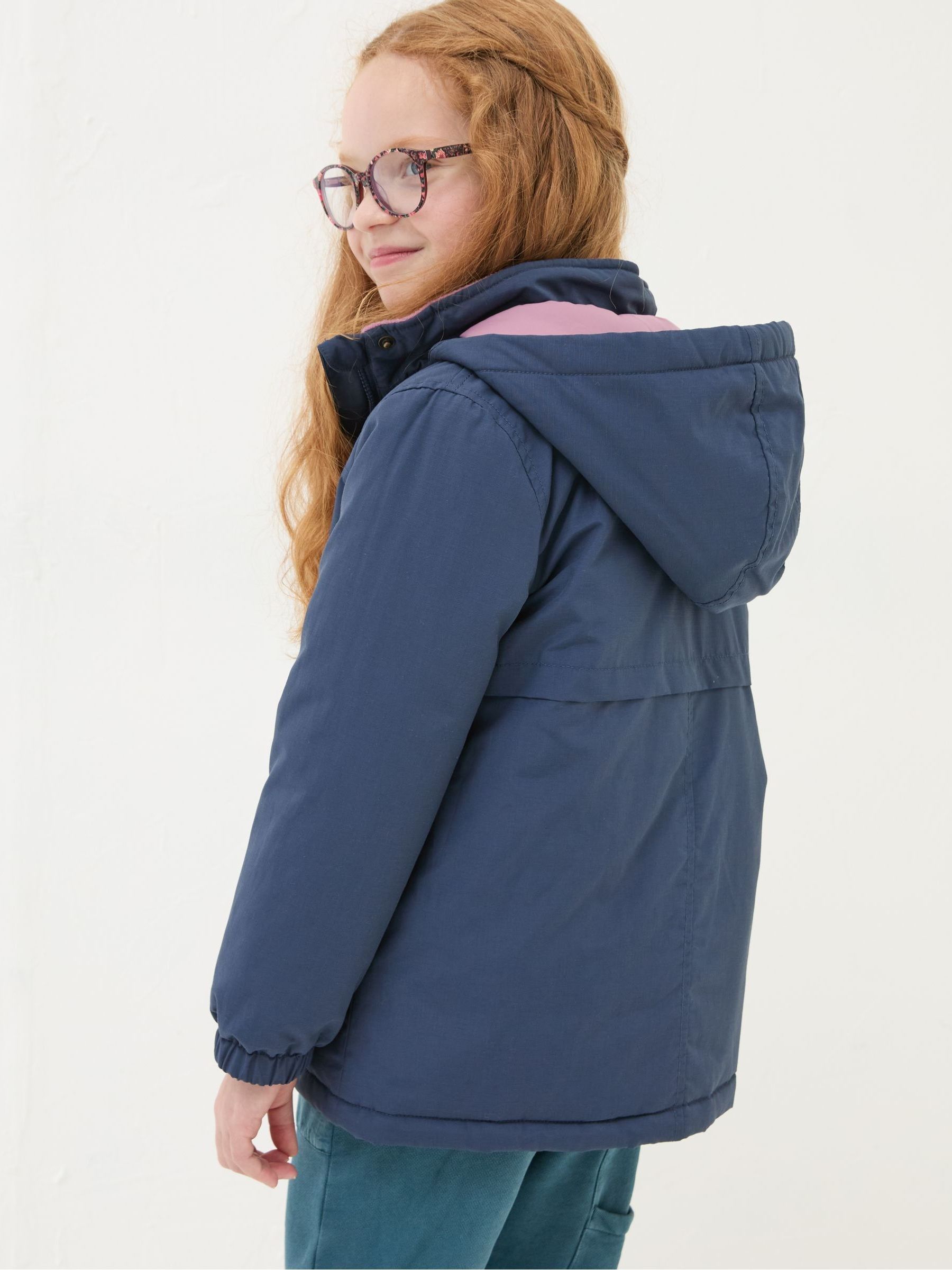 Leah Navy Blue Jacket - Image 2 of 5