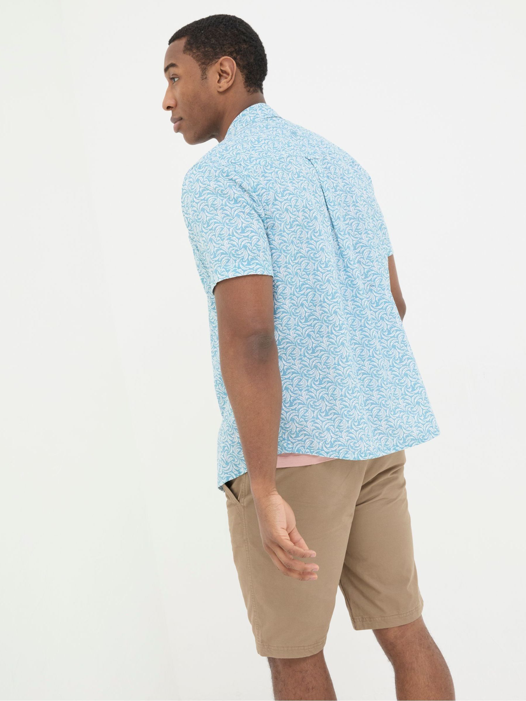 Banana Blue Leaf Print Shirt - Image 2 of 5
