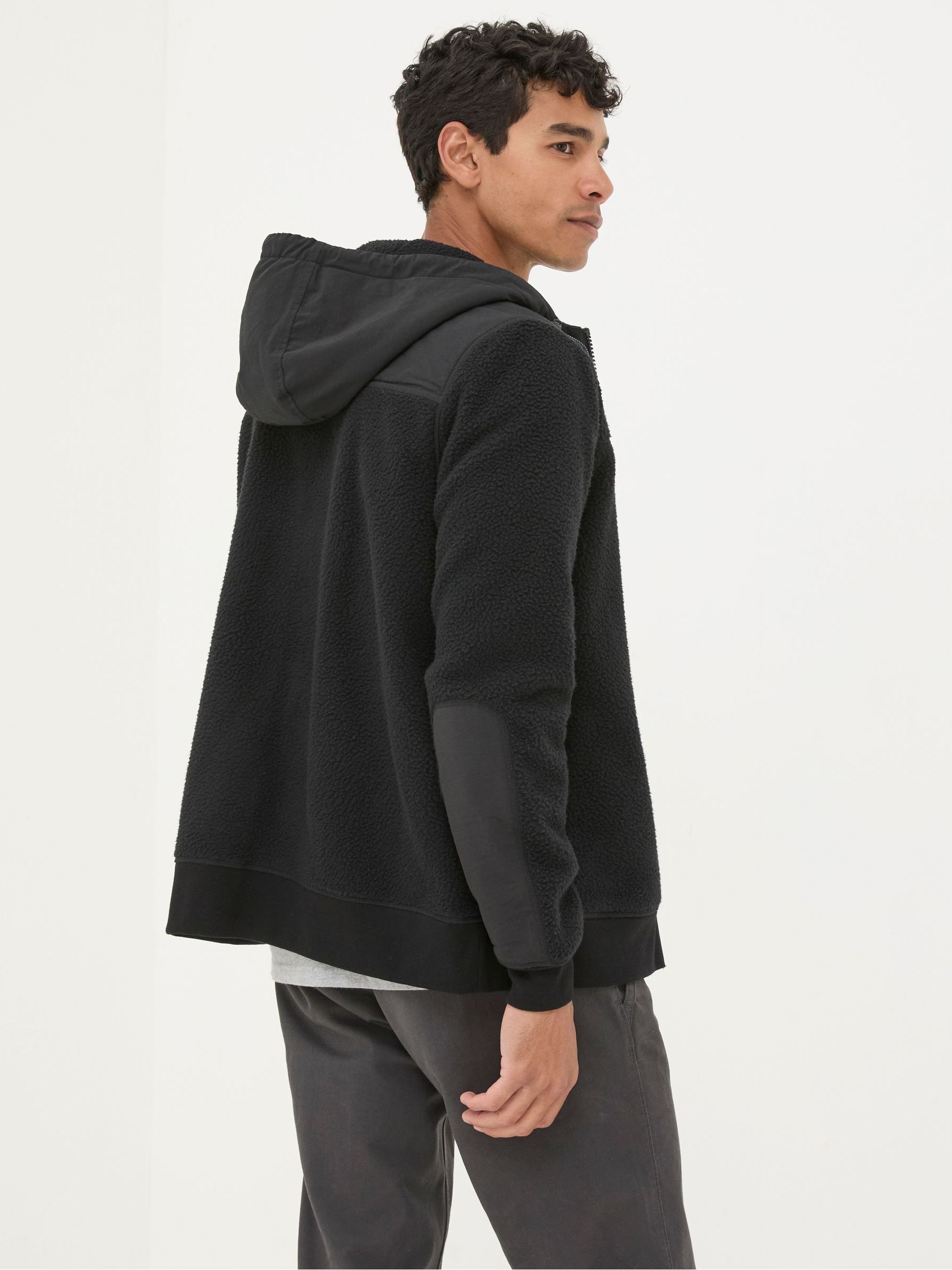 Black Dark Skies Dalton Fleece Hoodie - Image 2 of 3