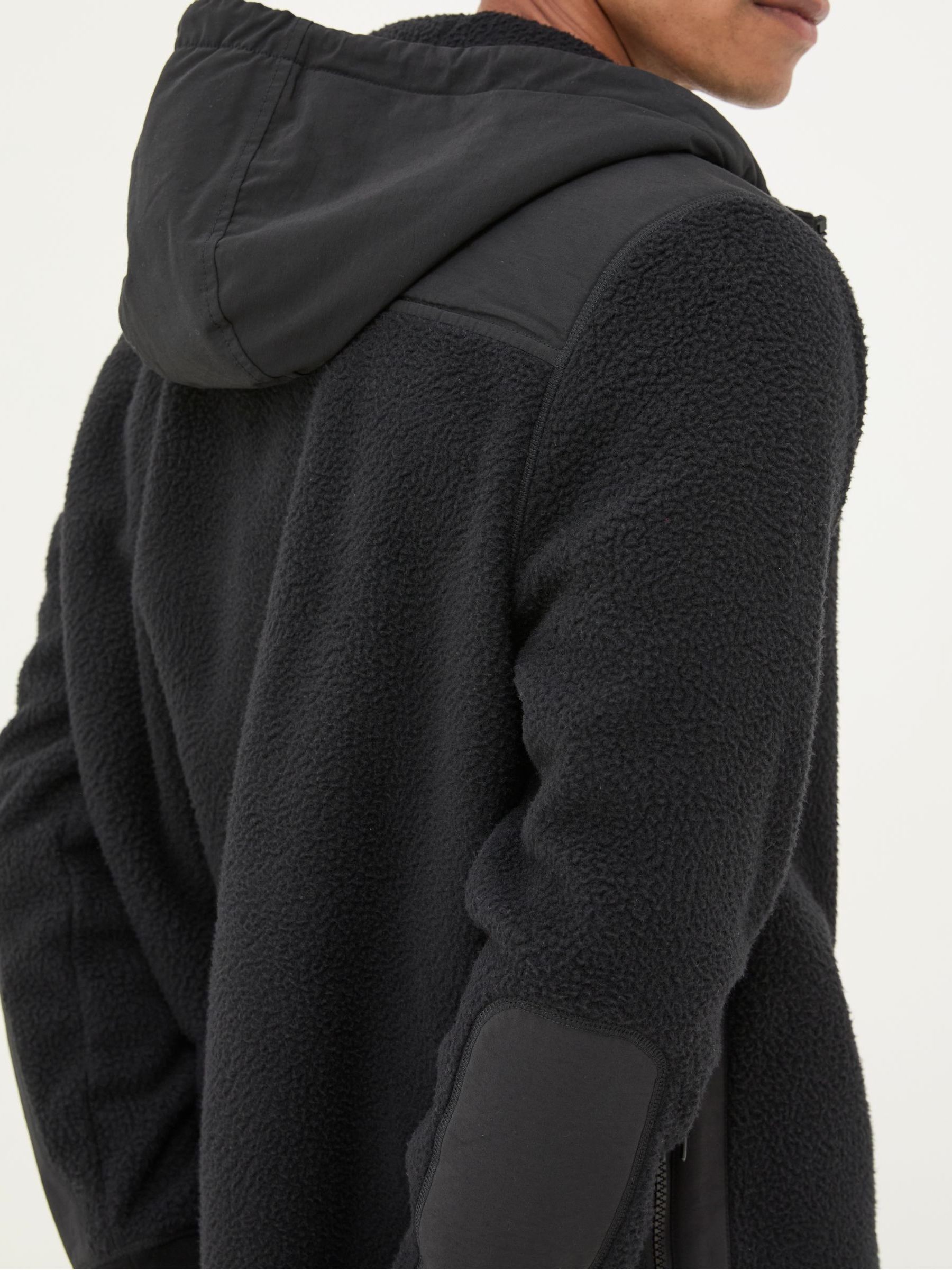 Black Dark Skies Dalton Fleece Hoodie - Image 4 of 5