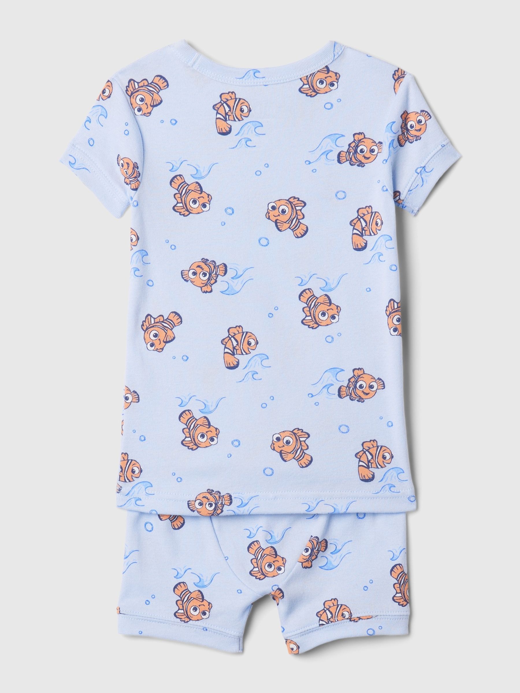 Blue Disney Finding Nemo Cotton Pyjama Set (6mths-5yrs) - Image 2 of 2