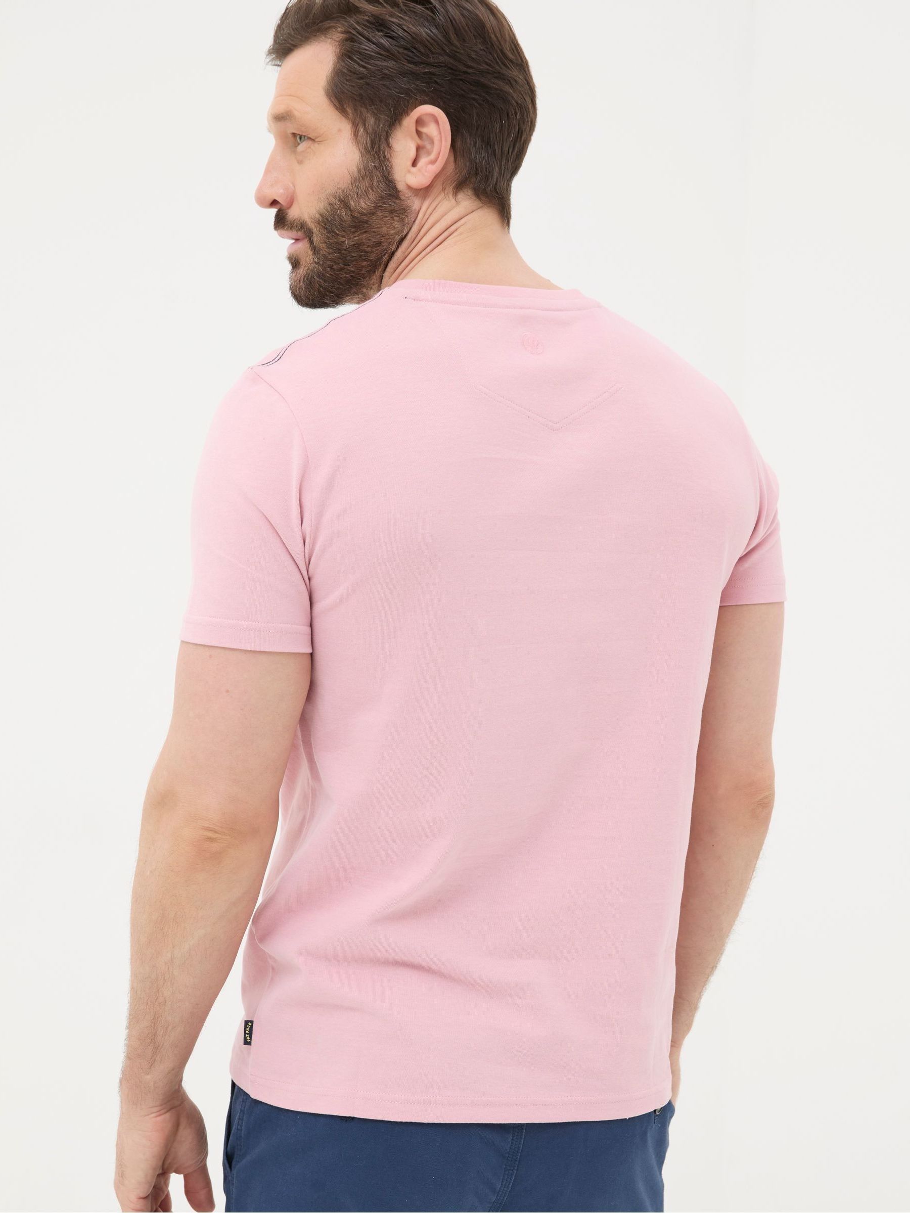Pink Lighthouse Embroidered T-Shirt - Image 2 of 5