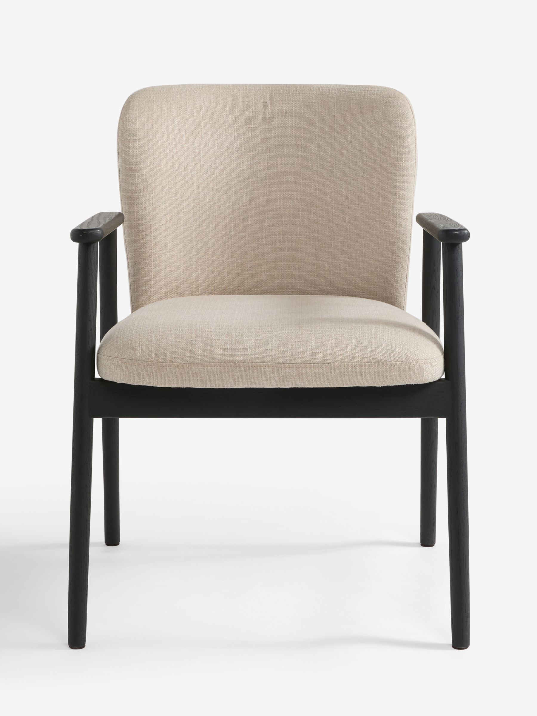 Jasper Conran London Set of 2 Natural Twill Aden Dining Chairs - Image 3 of 6