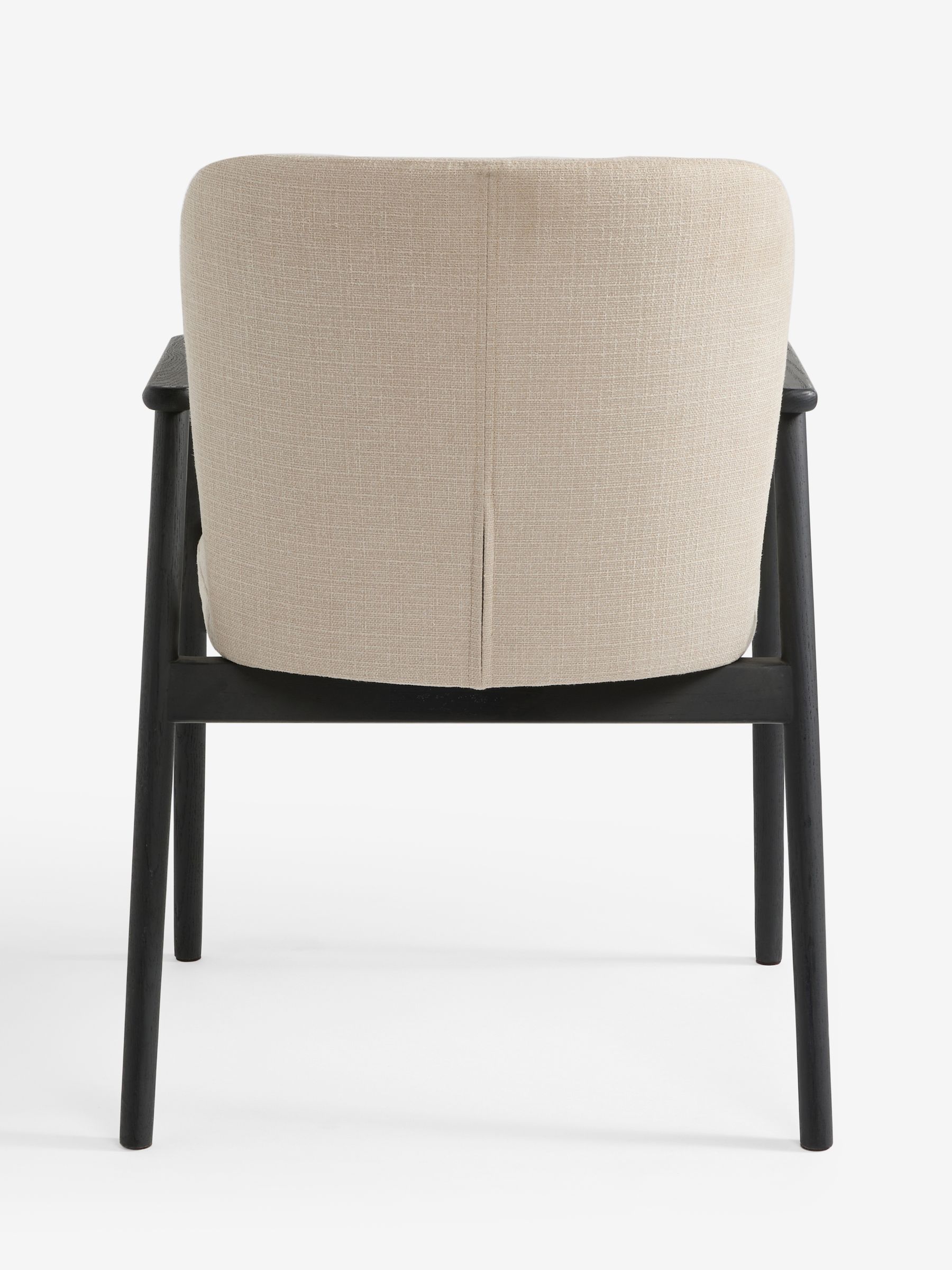 Jasper Conran London Set of 2 Natural Twill Aden Dining Chairs - Image 6 of 6