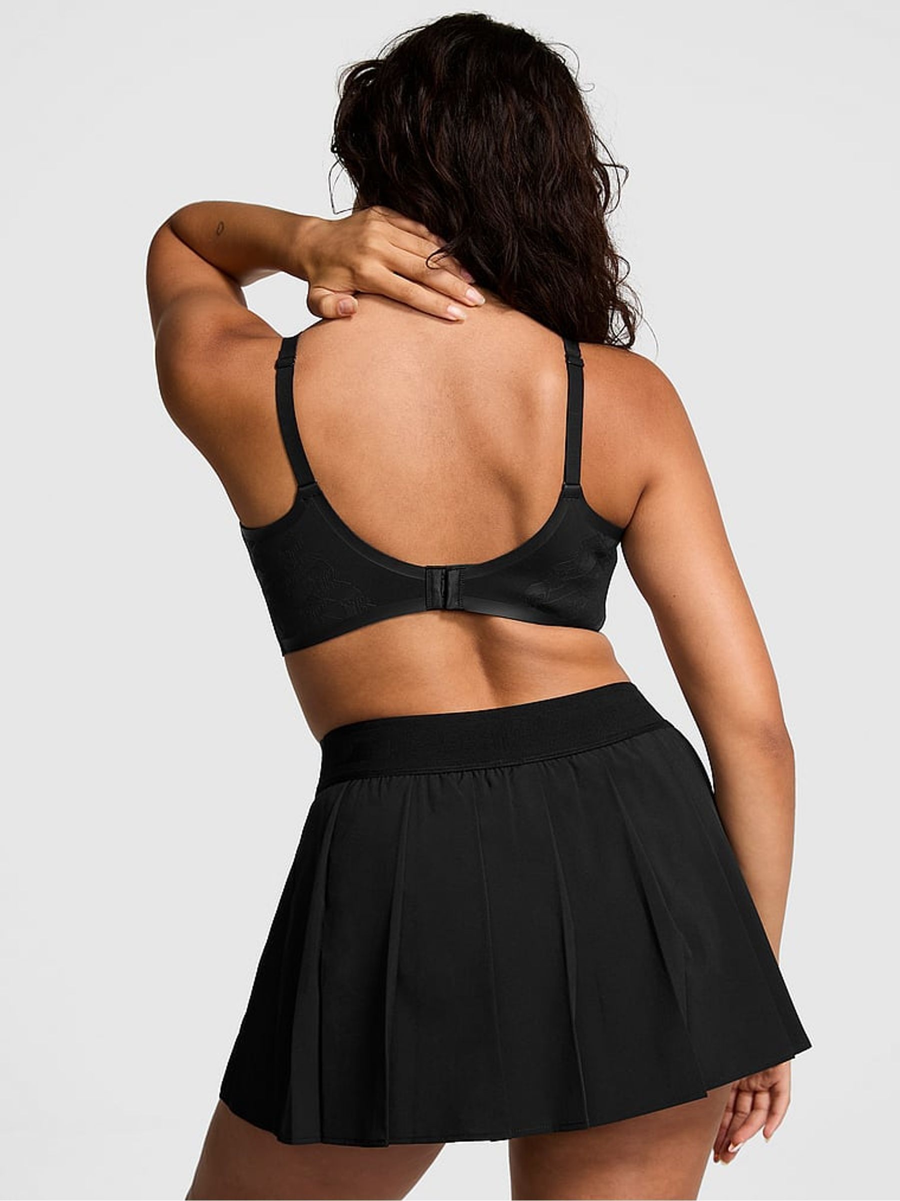 Black Relay Scoop Sports Bra - Image 2 of 3