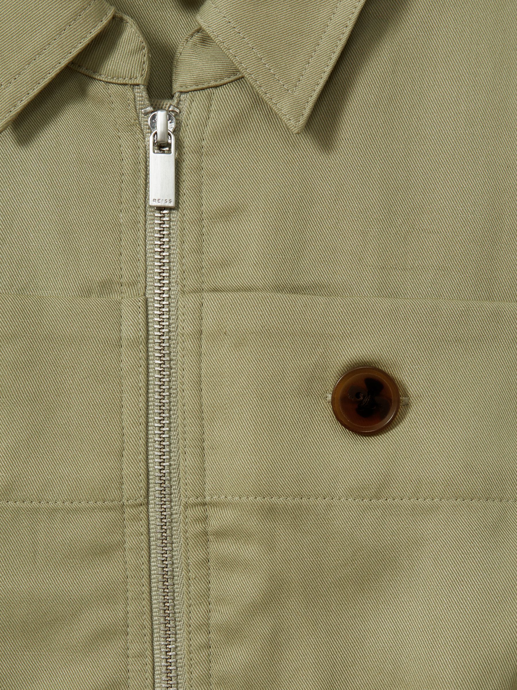 4-9 yrs Utility Style Jumpsuit in Khaki - Image 4 of 4