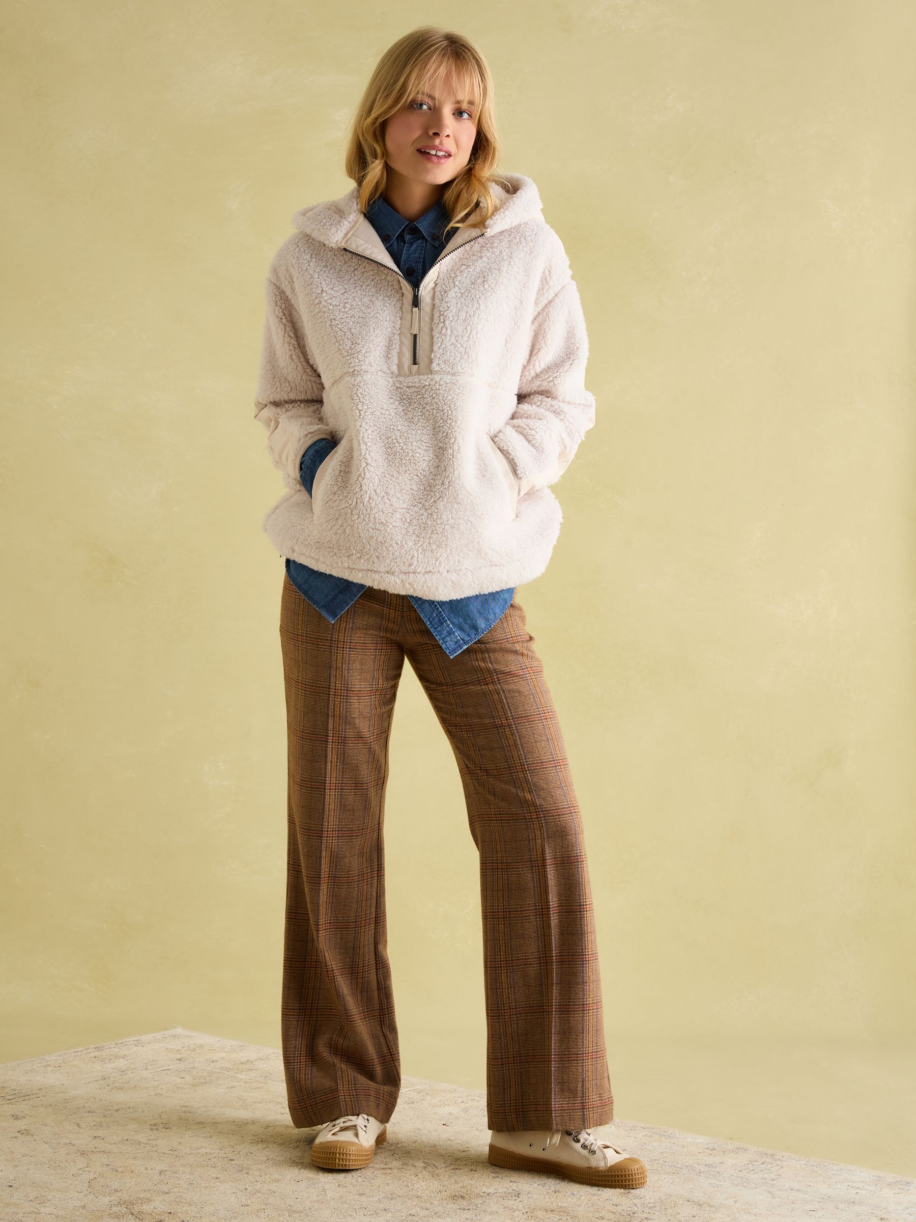 Tilly Cream Hooded Fleece - Image 3 of 7
