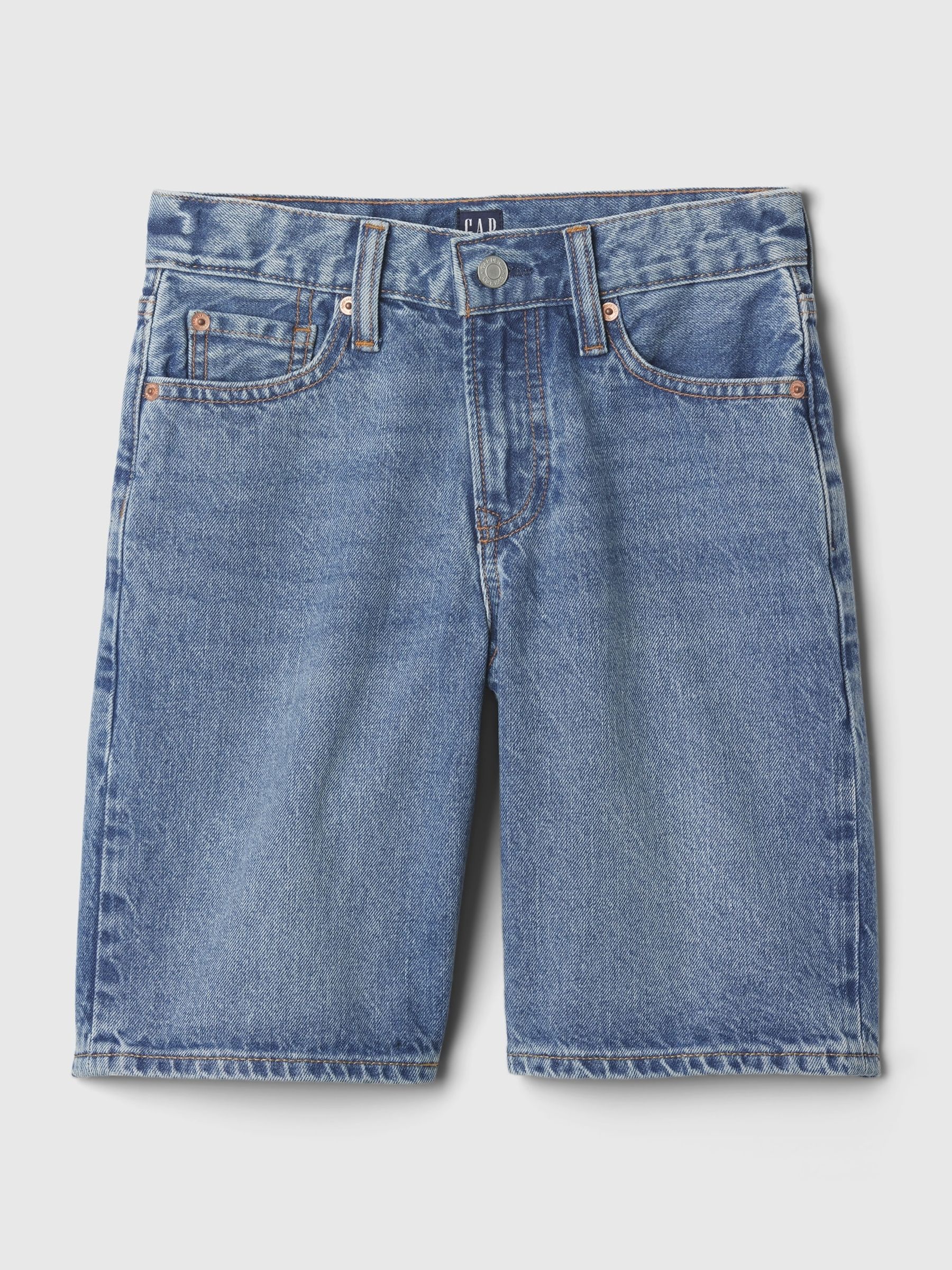 Blue 90s Loose Denim Shorts (5-13yrs) - Image 5 of 5