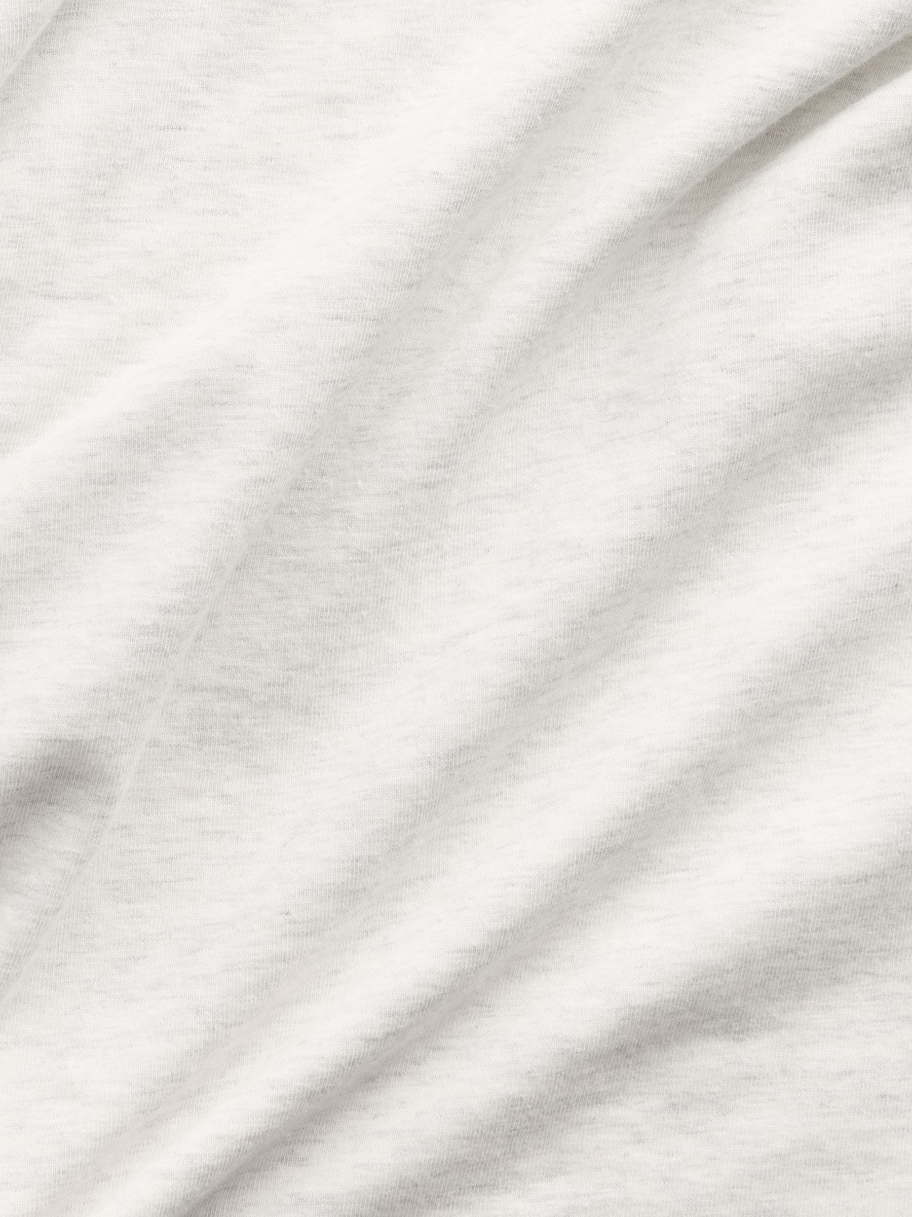 Grey Close Knit Jersey V-Neck T-Shirt - Image 4 of 4