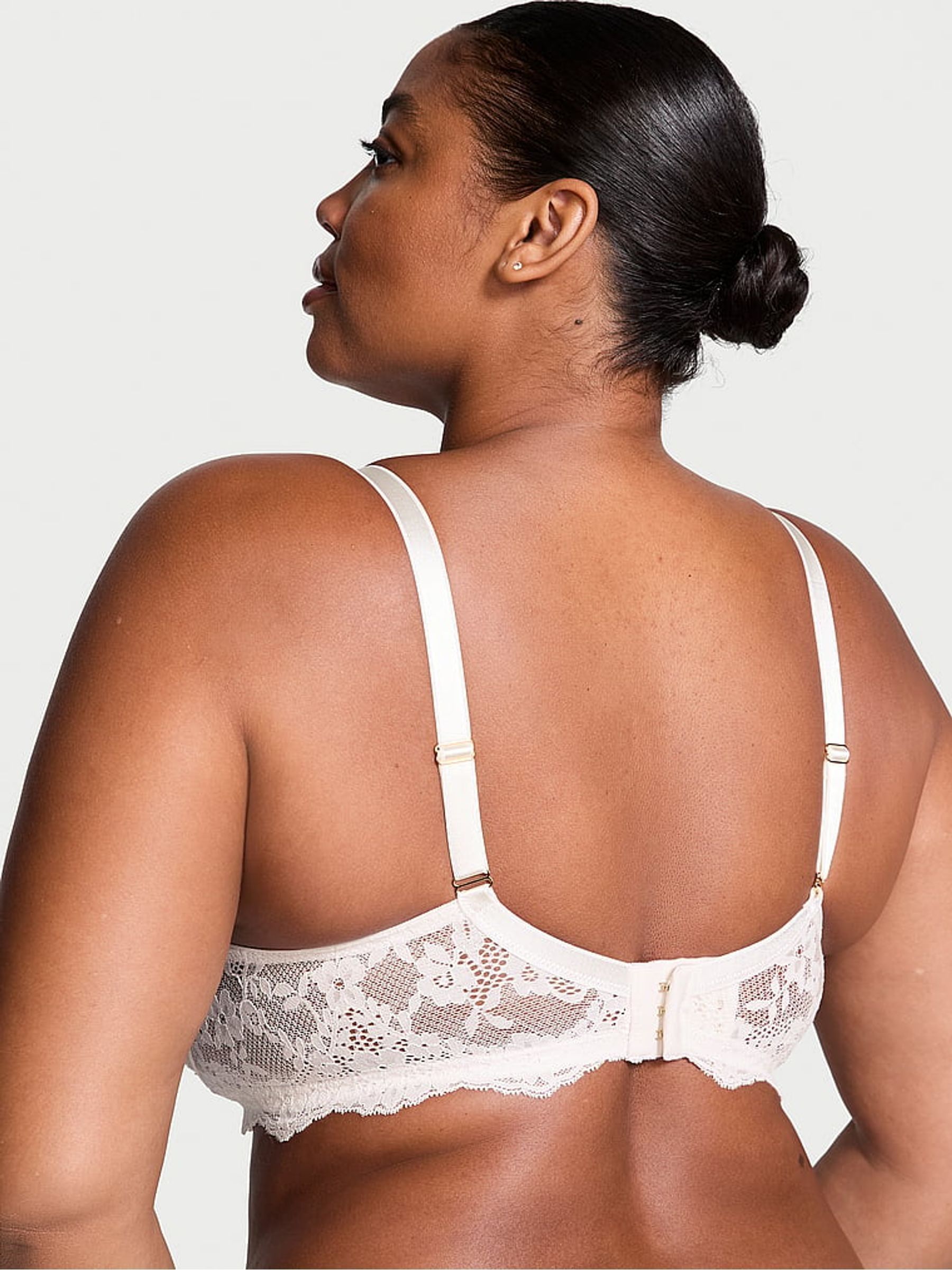 Coconut White Full Cup Support Lace Bra - Image 2 of 4