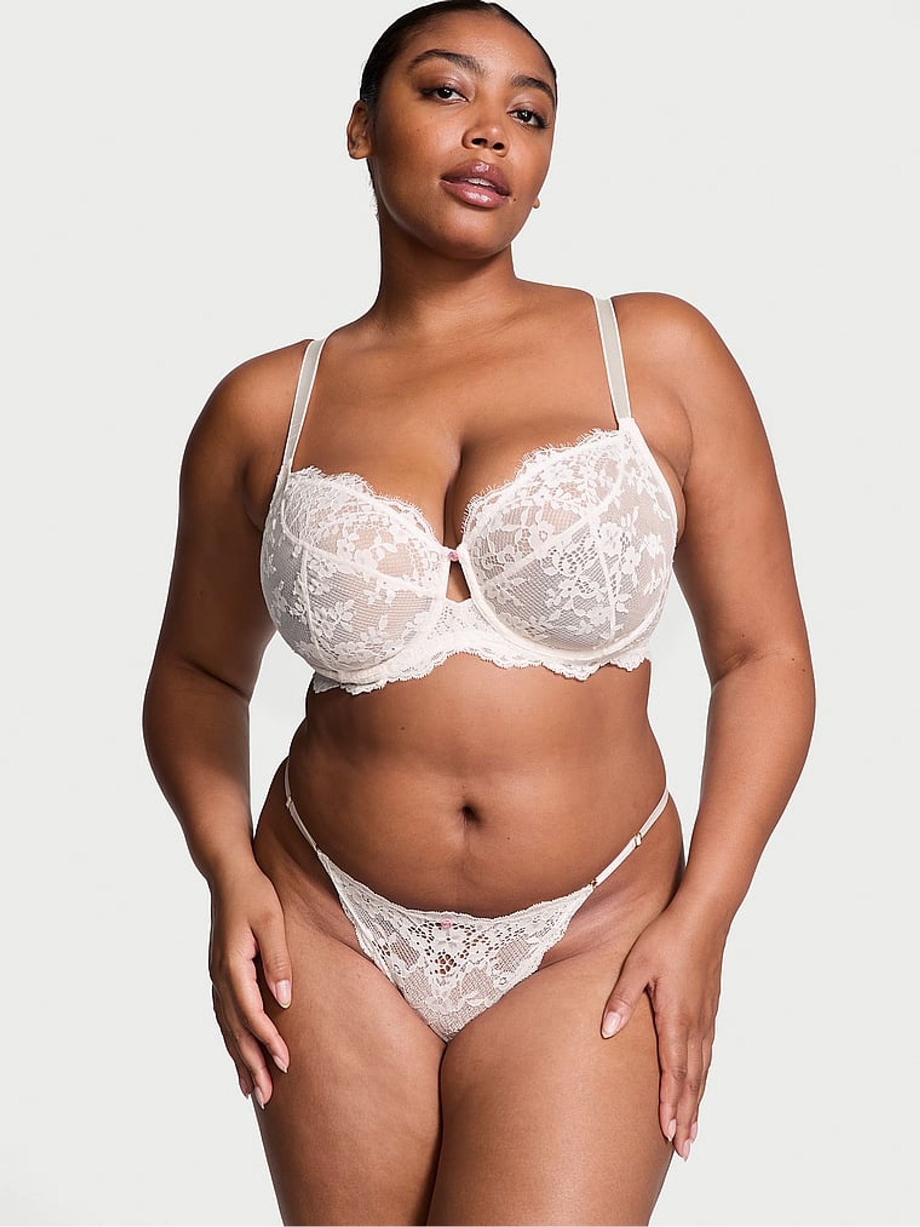 Coconut White Full Cup Support Lace Bra - Image 3 of 4