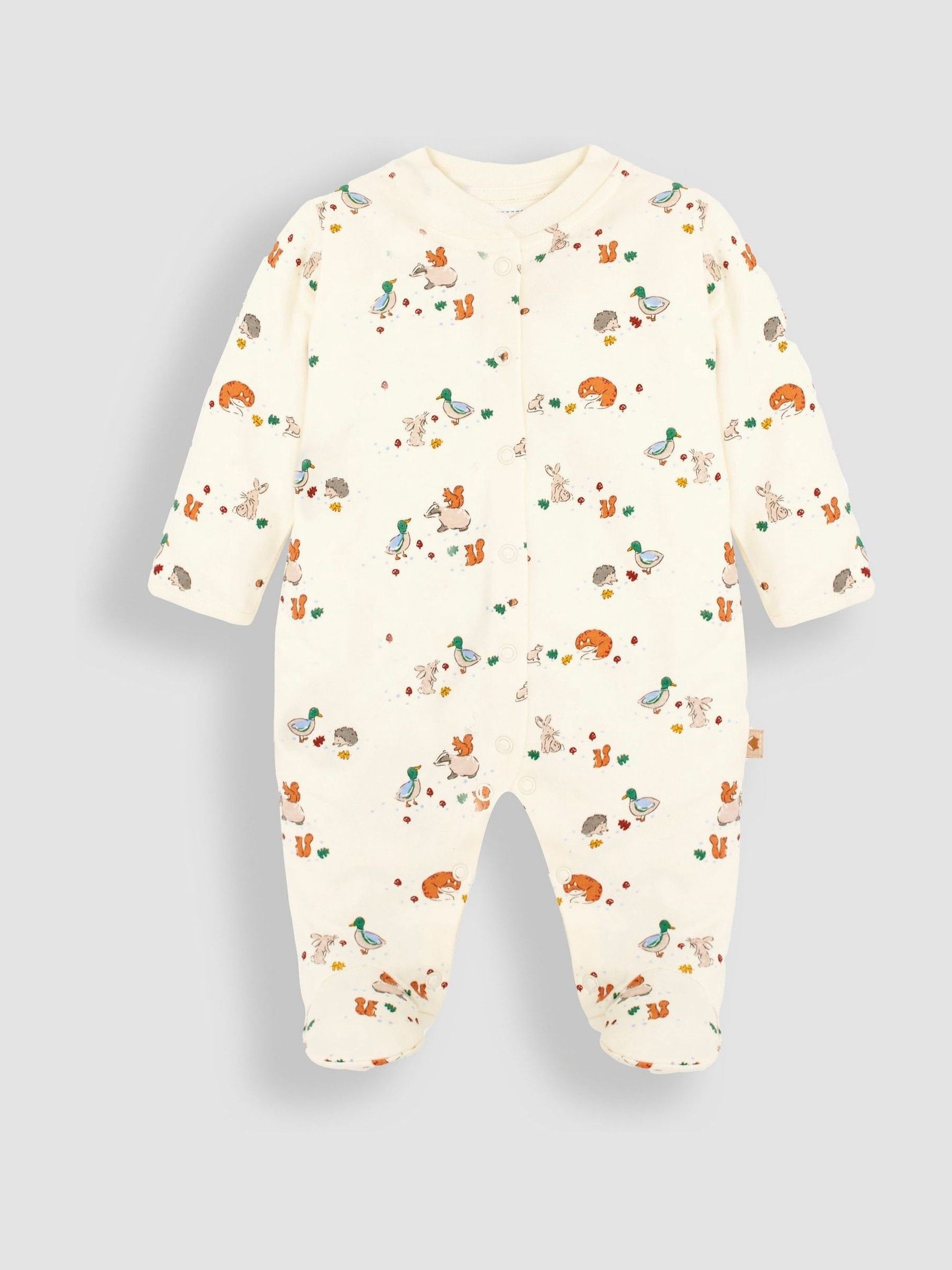 2-Piece Woodland Sleepsuit & Embroidered Pocket Jacket Set - Image 2 of 4