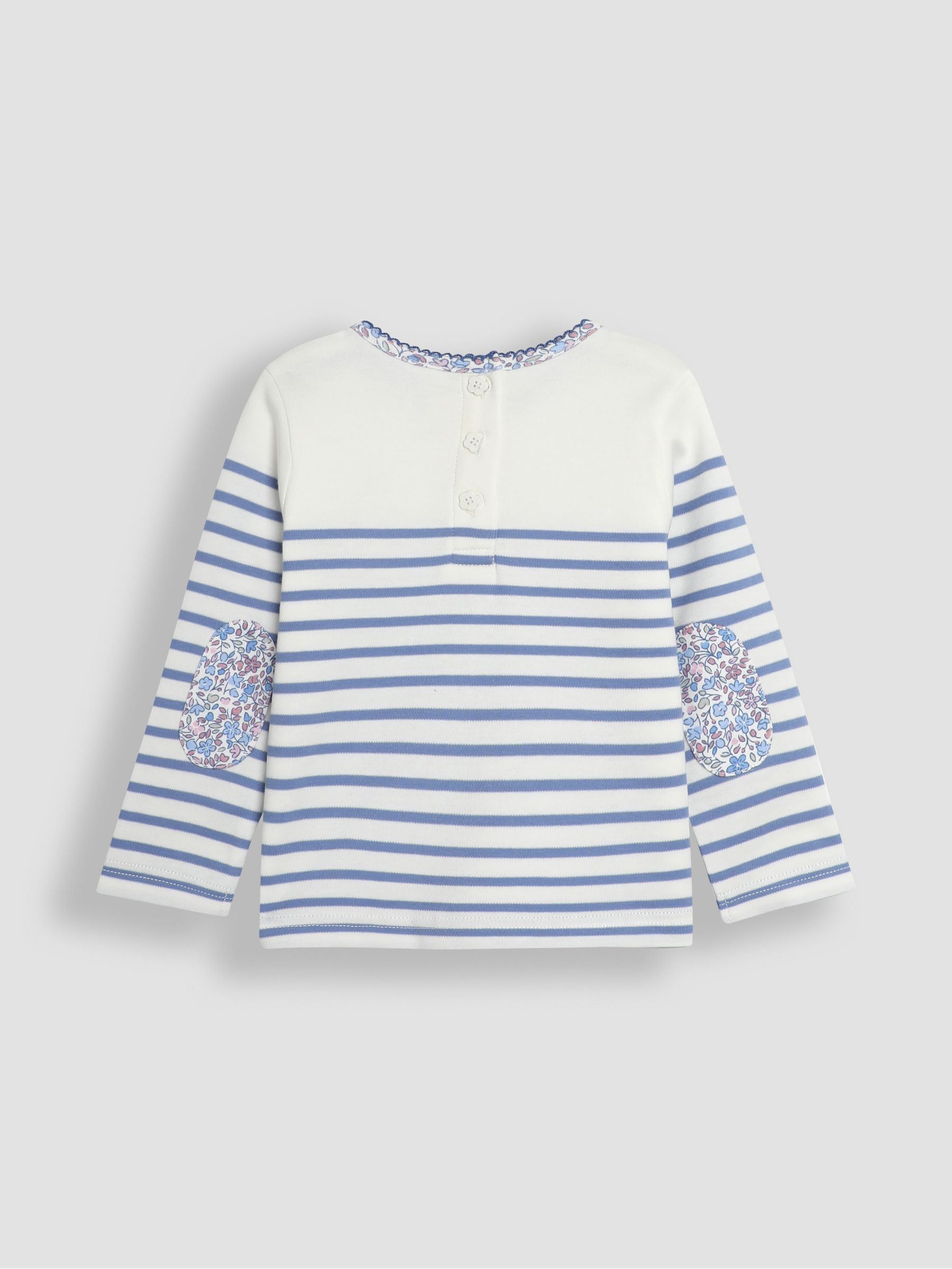 Blue Swan Cotton Long Sleeve Pocket Breton Top - Image 2 of 3