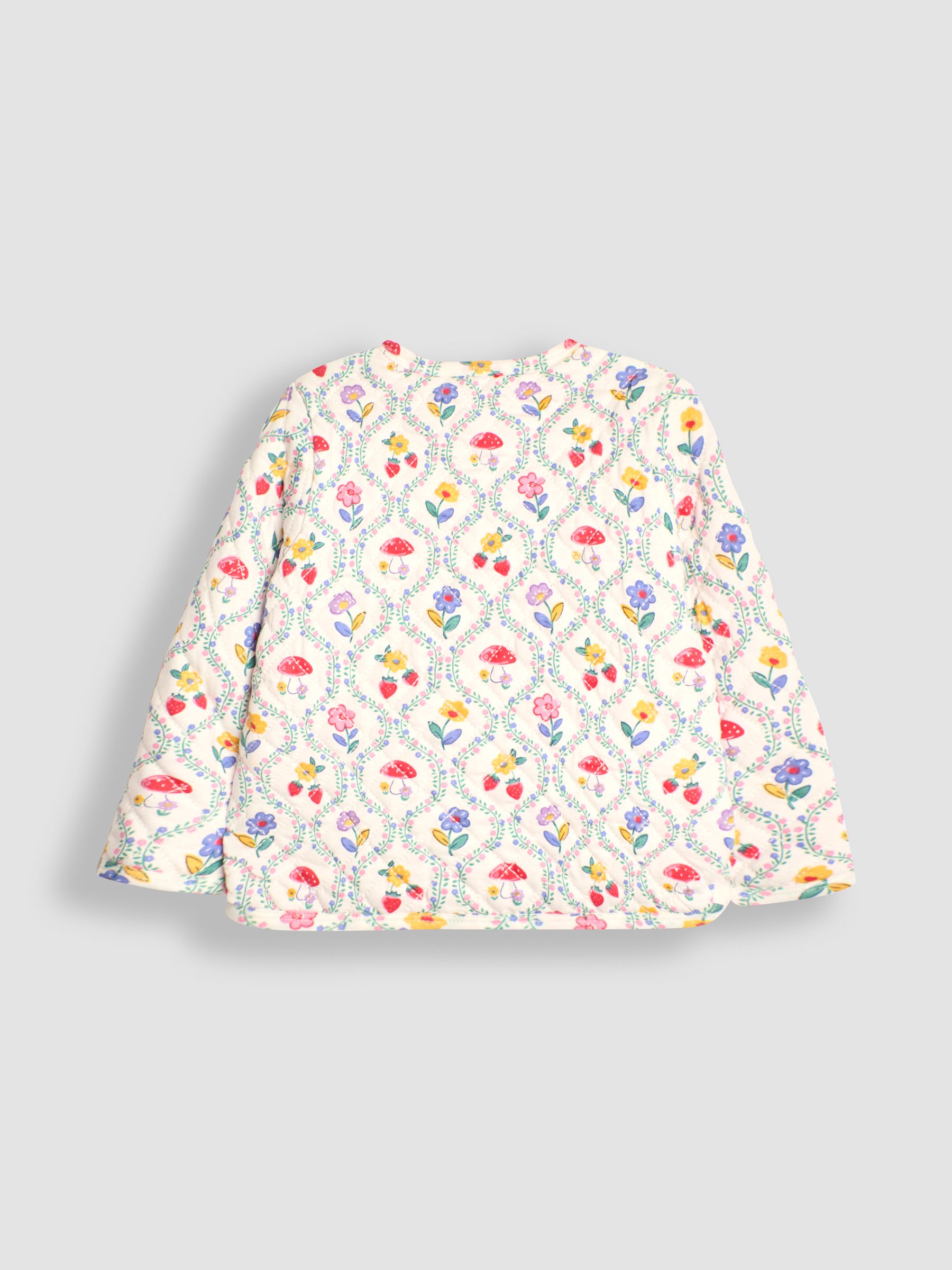 Fuchsia Toadstool Floral Quilted Reversible Jacket - Image 3 of 6