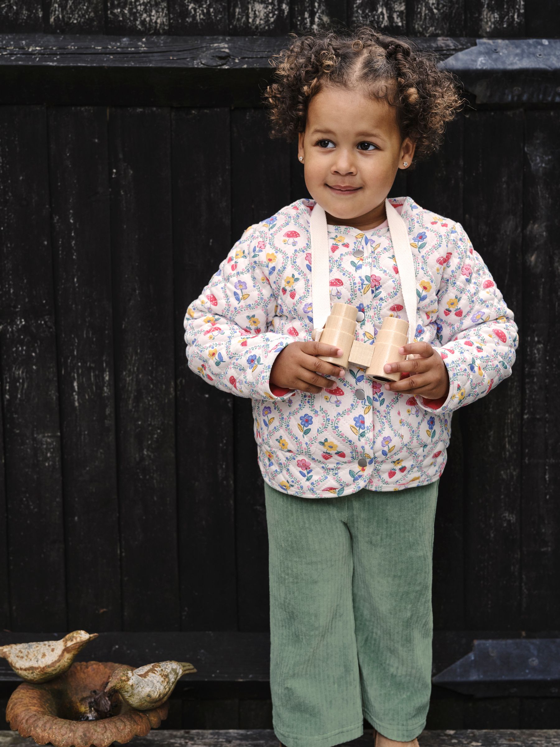 Fuchsia Toadstool Floral Quilted Reversible Jacket - Image 6 of 6