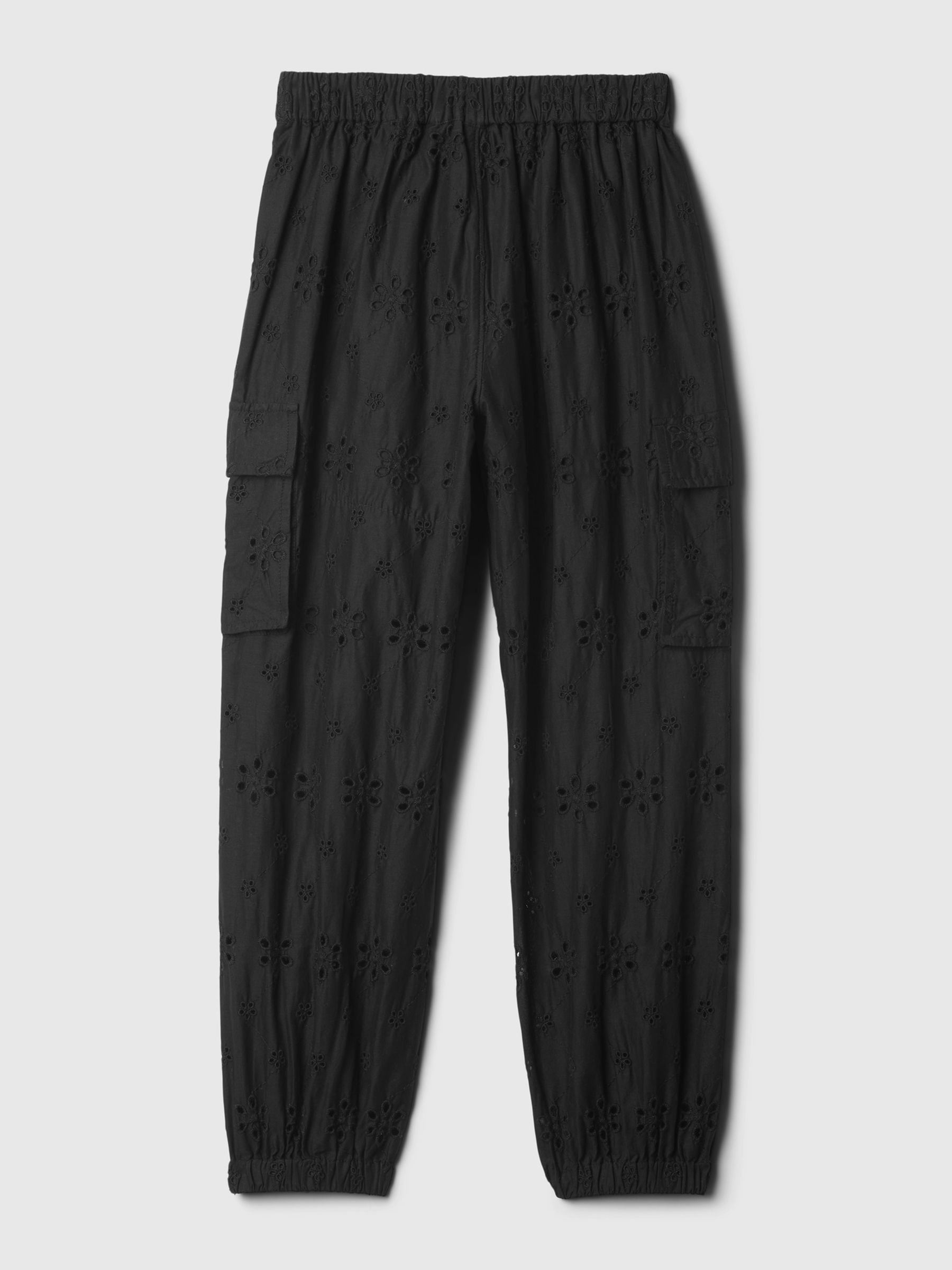 Black Pull On Cargo Parachute Trousers (4-13yrs) - Image 5 of 5