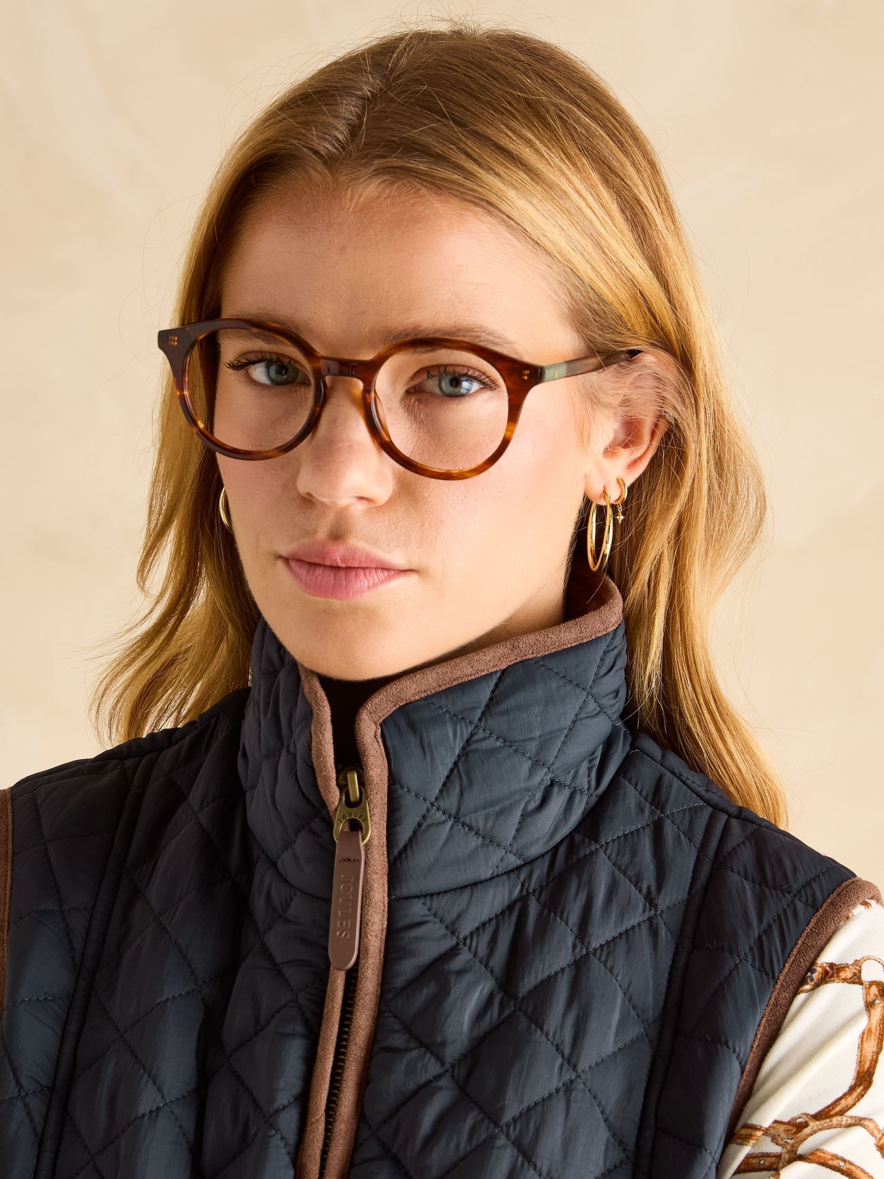 Sutton Navy Blue Showerproof Longline Diamond Quilted Gilet - Image 3 of 9