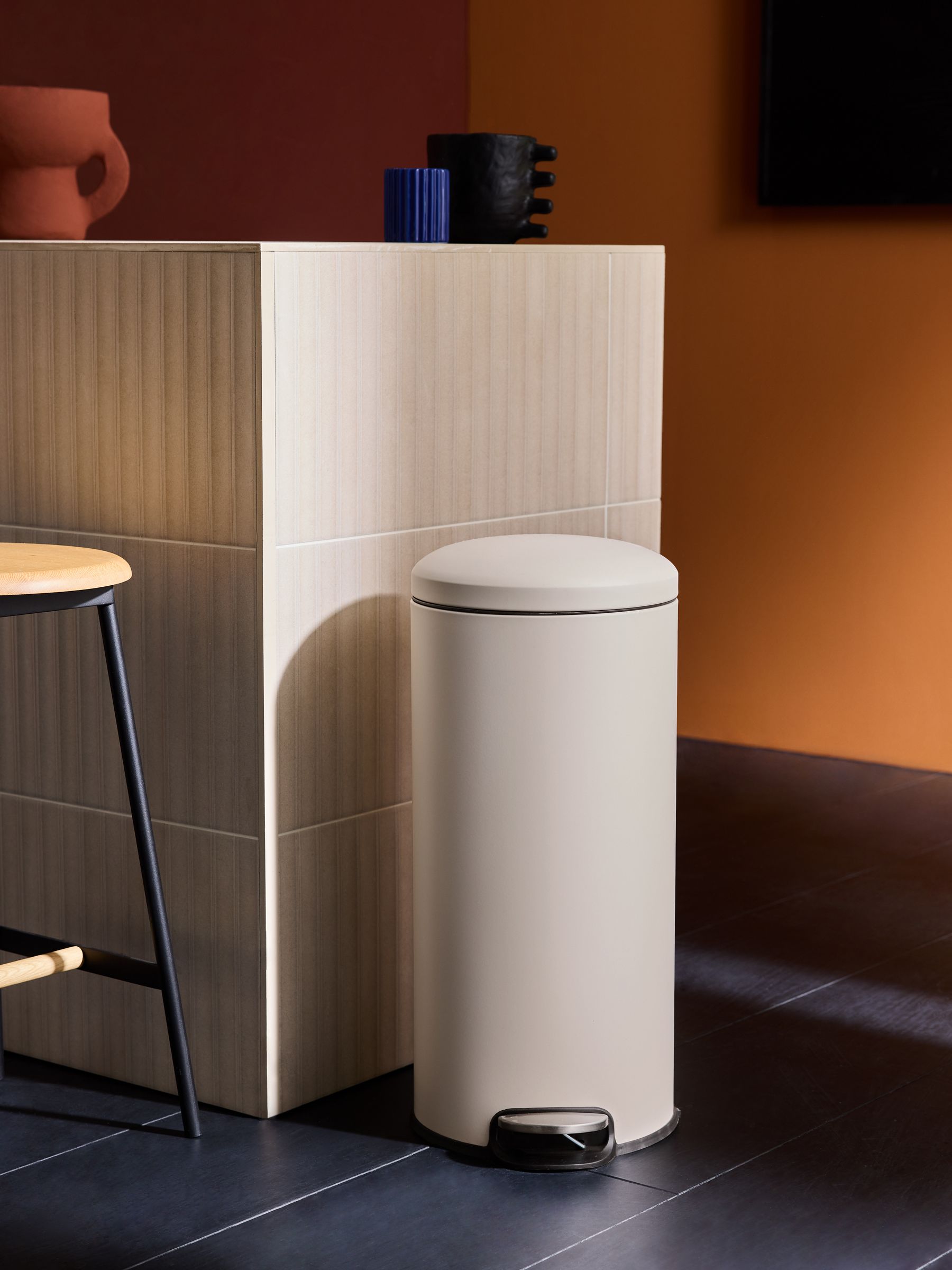 Joss 30L Bin in Cream - Image 1 of 5