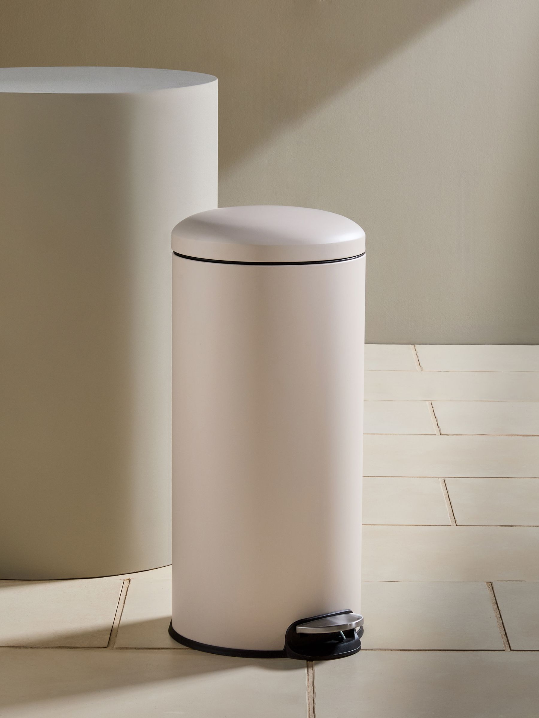 Joss 30L Bin in Cream - Image 2 of 5