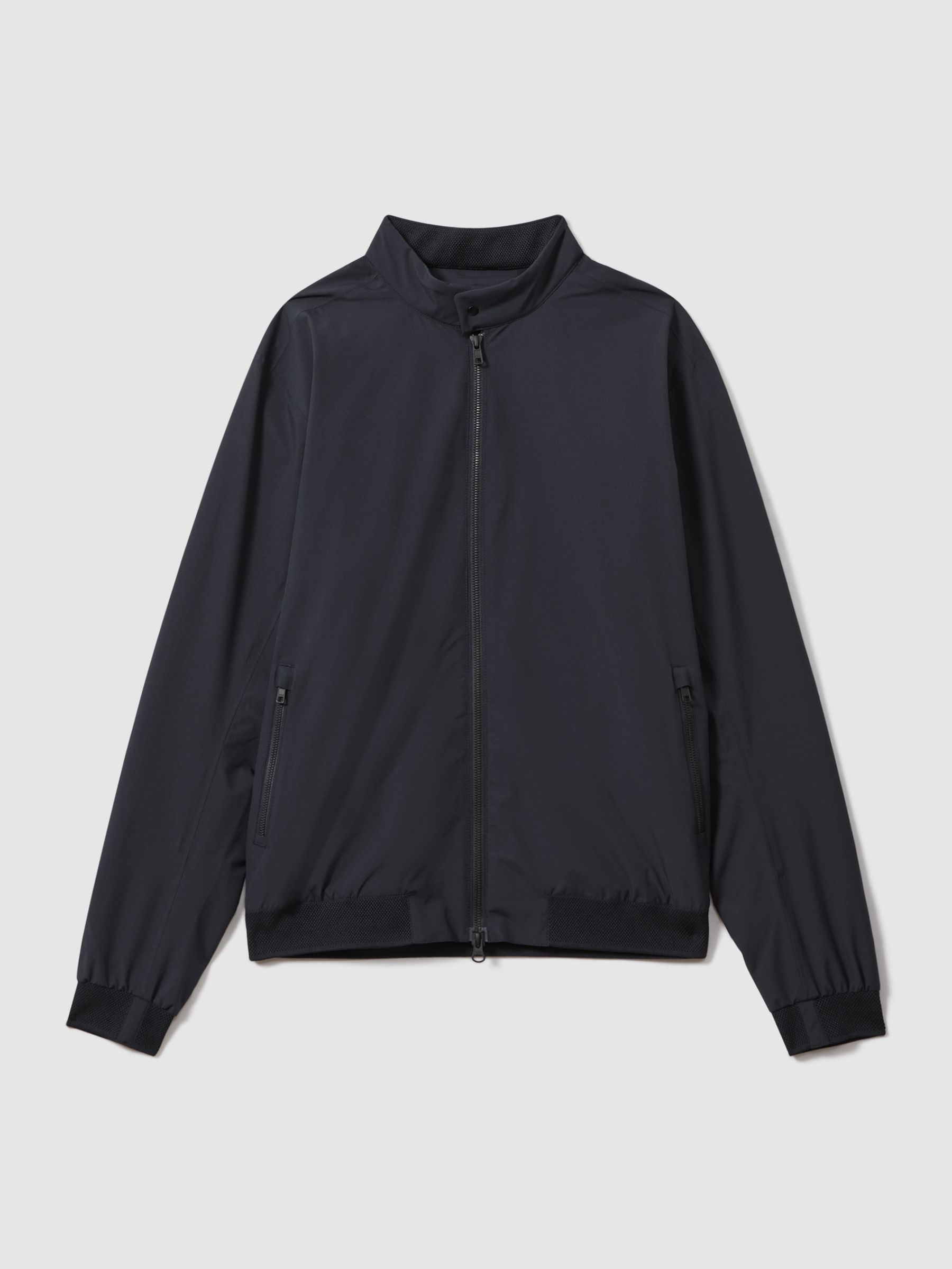 Scandinavian Edition Waterproof Harrington-Style Jacket in Midnight - Image 1 of 6