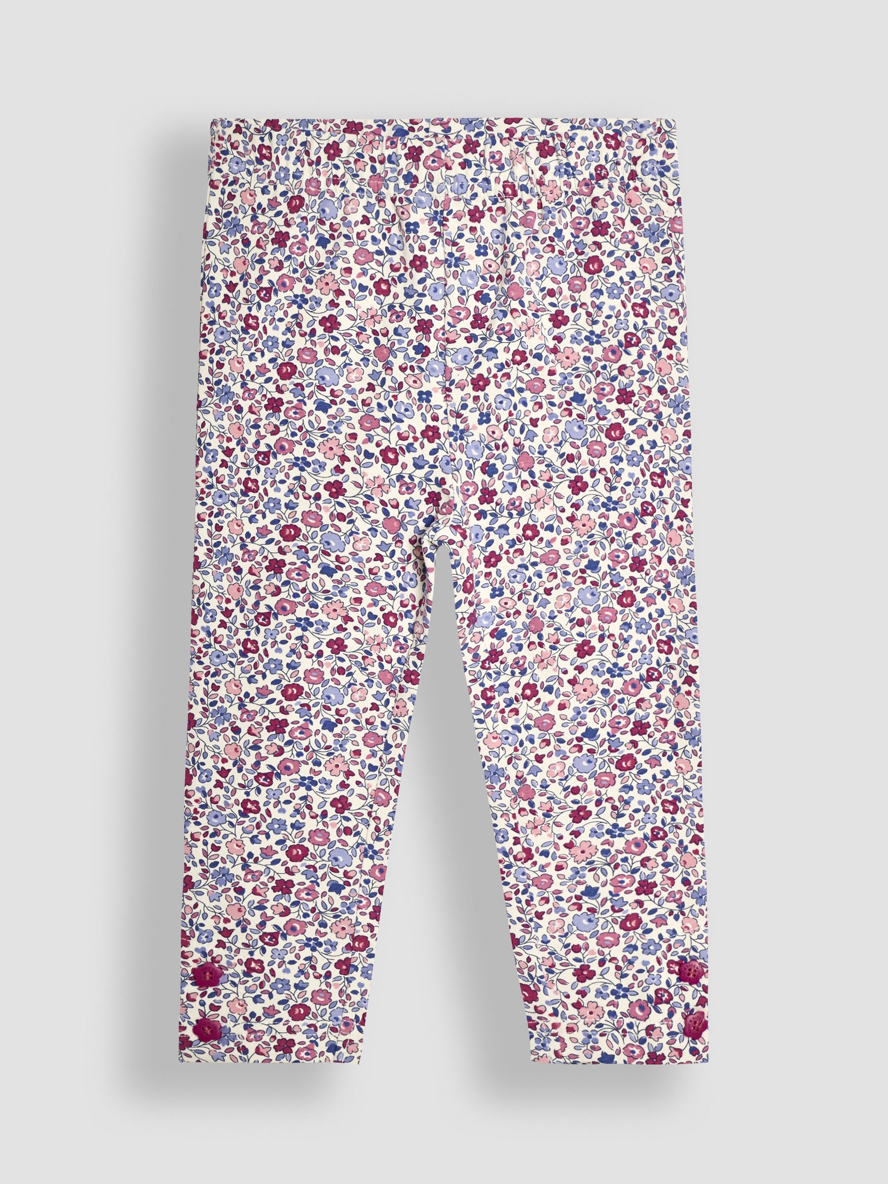 Berry Purple Ditsy Floral 2-Pack Autumn Ditsy Floral Leggings - Image 4 of 7
