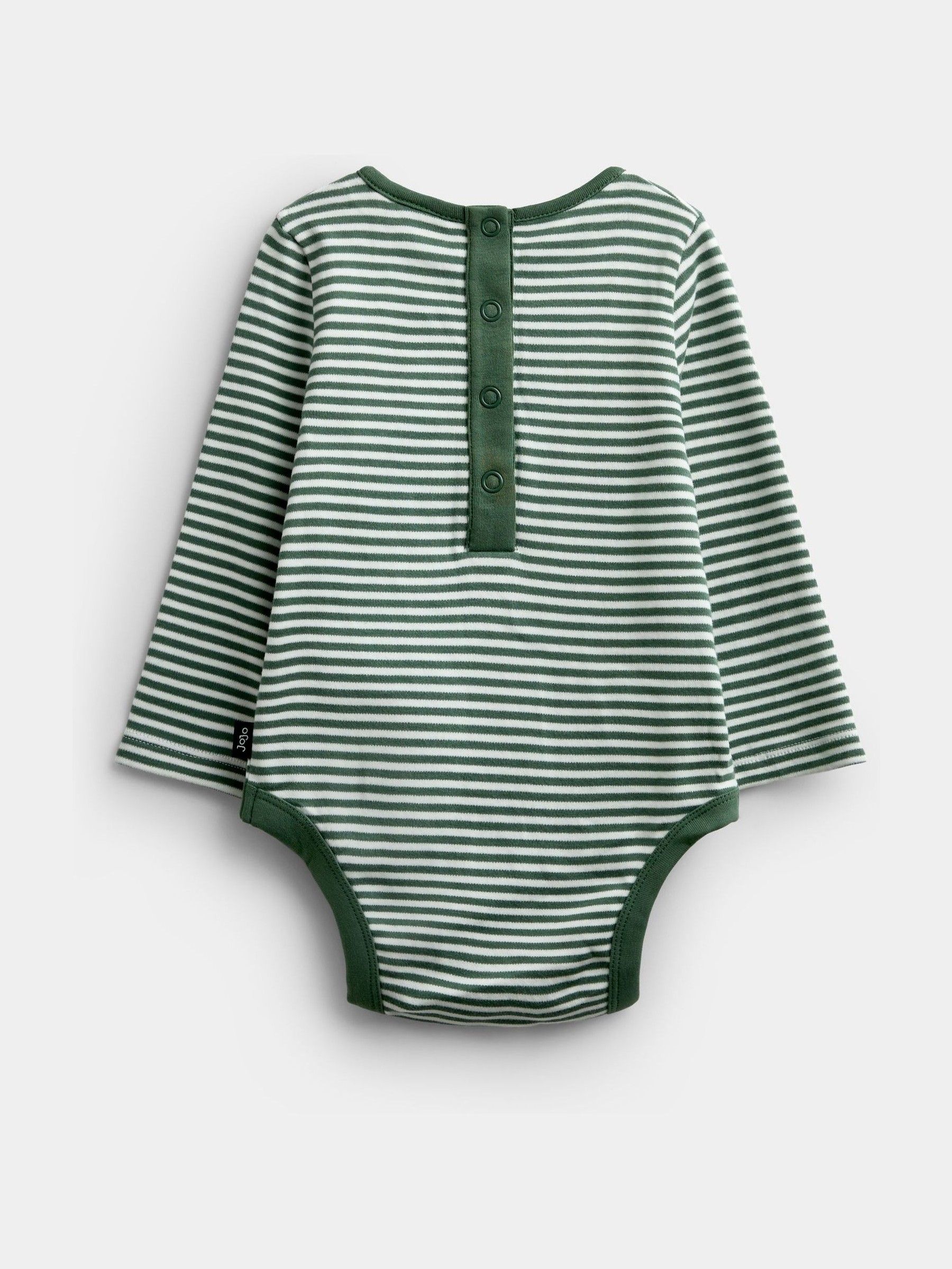Charcoal Grey Dino Embroidered Dungaree & Top Set - Image 3 of 7