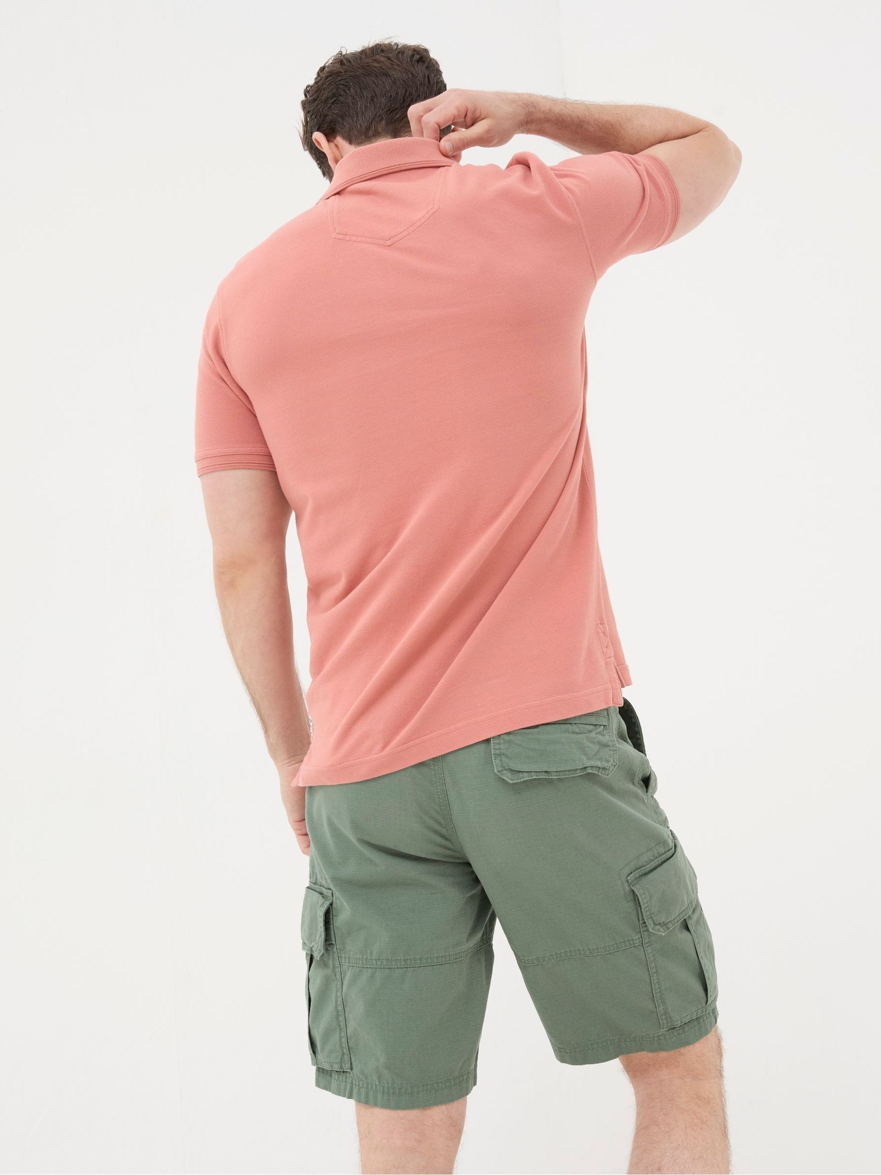 Orange Pique Polo Shirt - Image 2 of 4